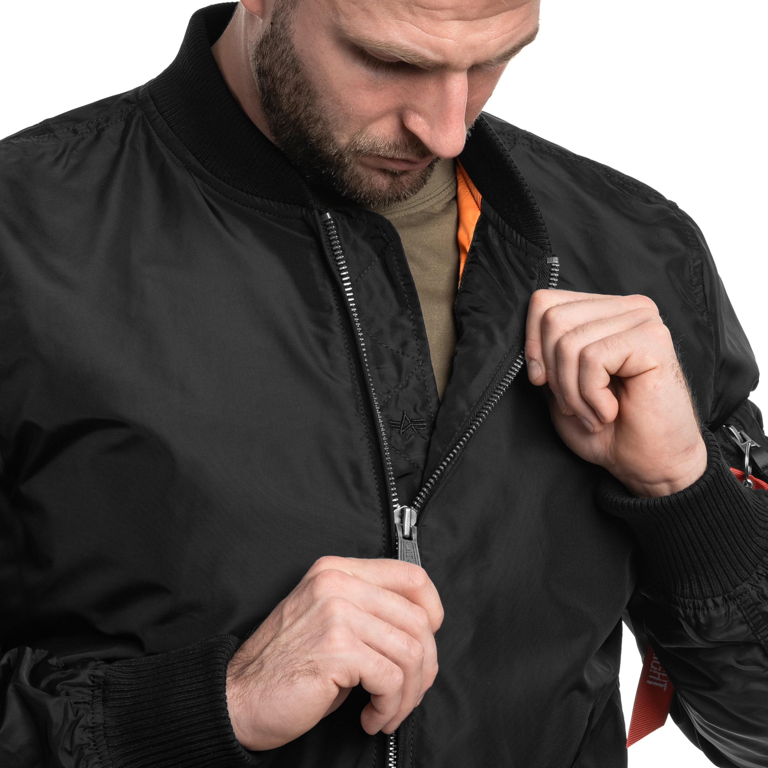 Alpha Industries - MA-1 TT Two Tone Jacke - Black