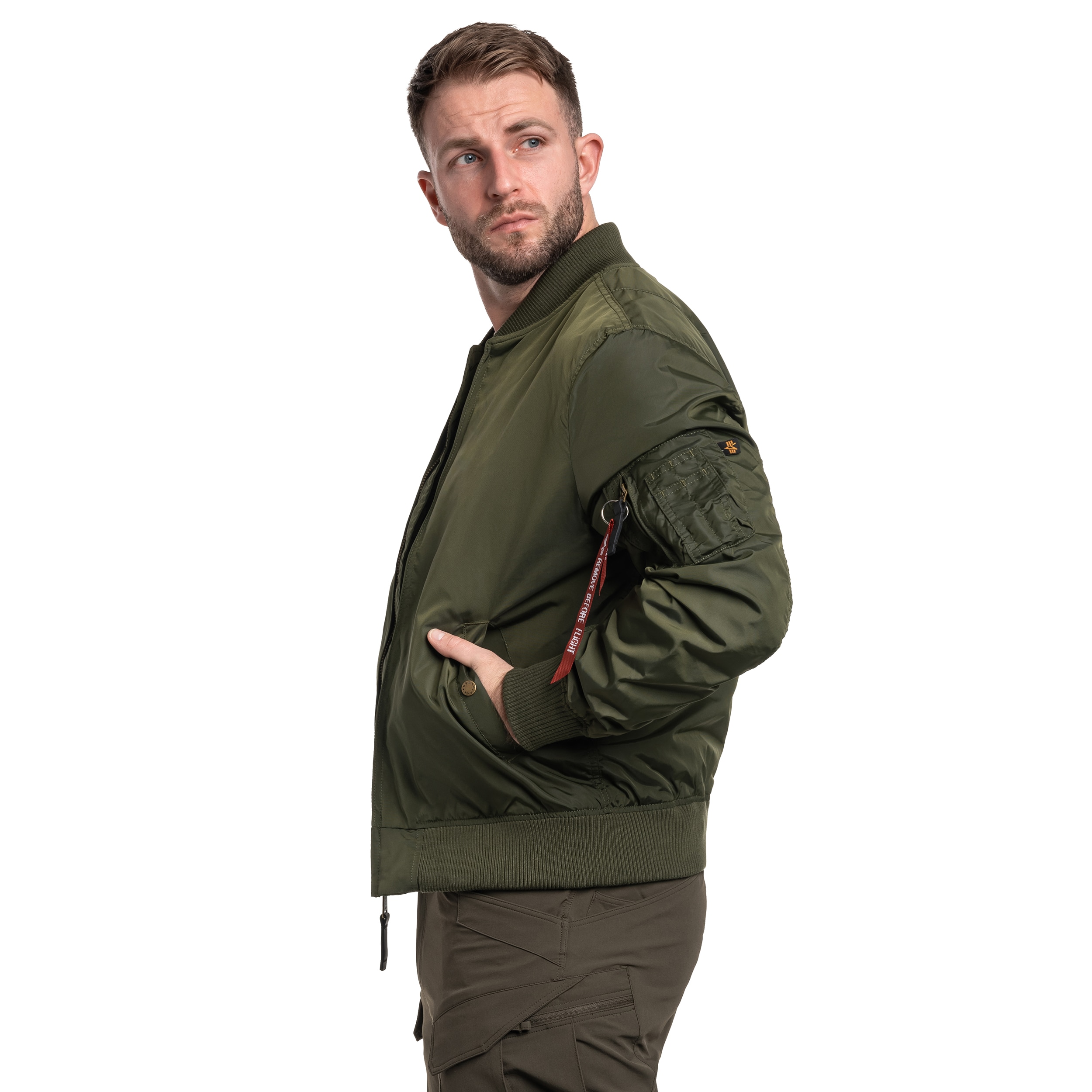 Alpha Industries - MA-1 TT Two Tone Jacke - Dark Green