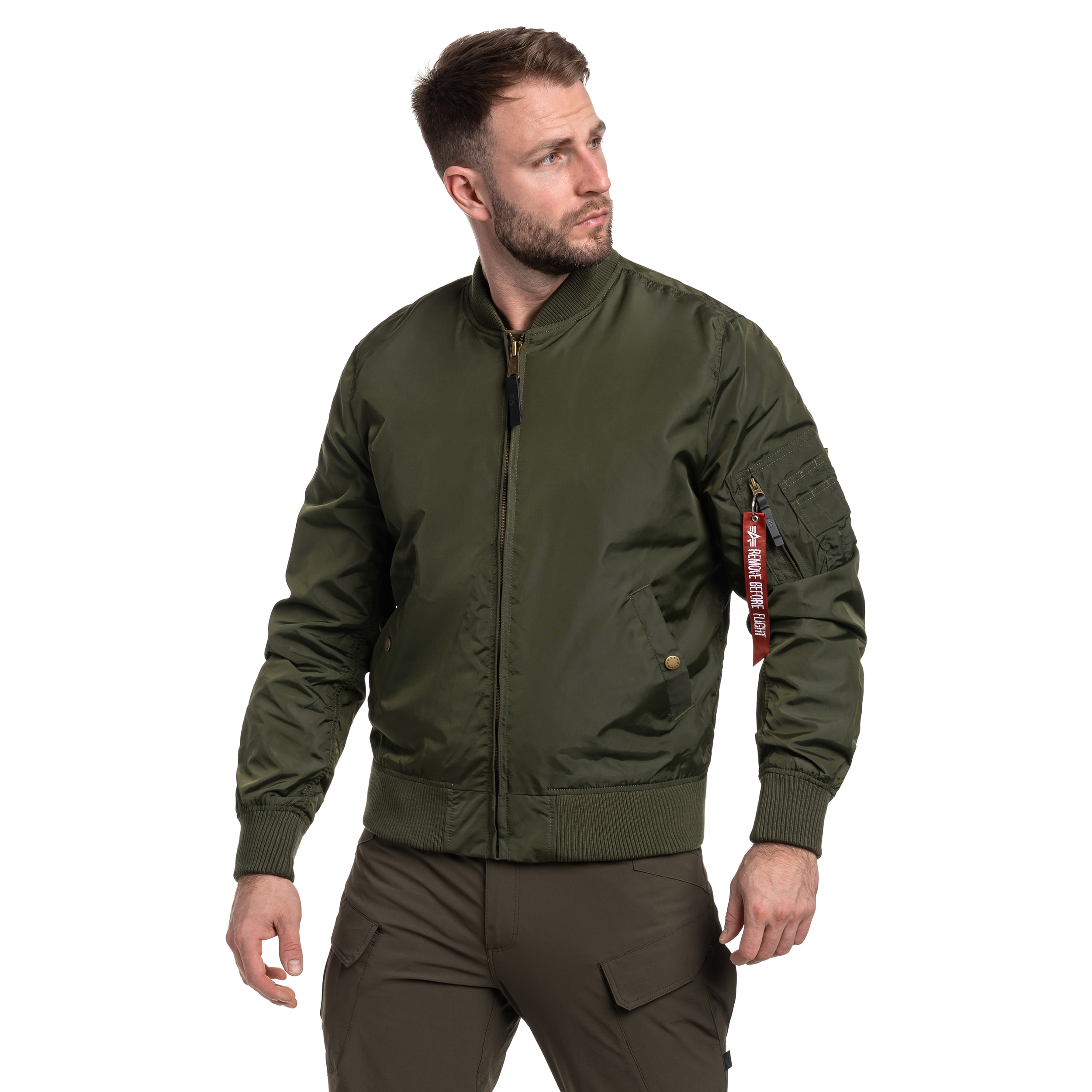 Alpha Industries - MA-1 TT Two Tone Jacke - Dark Green