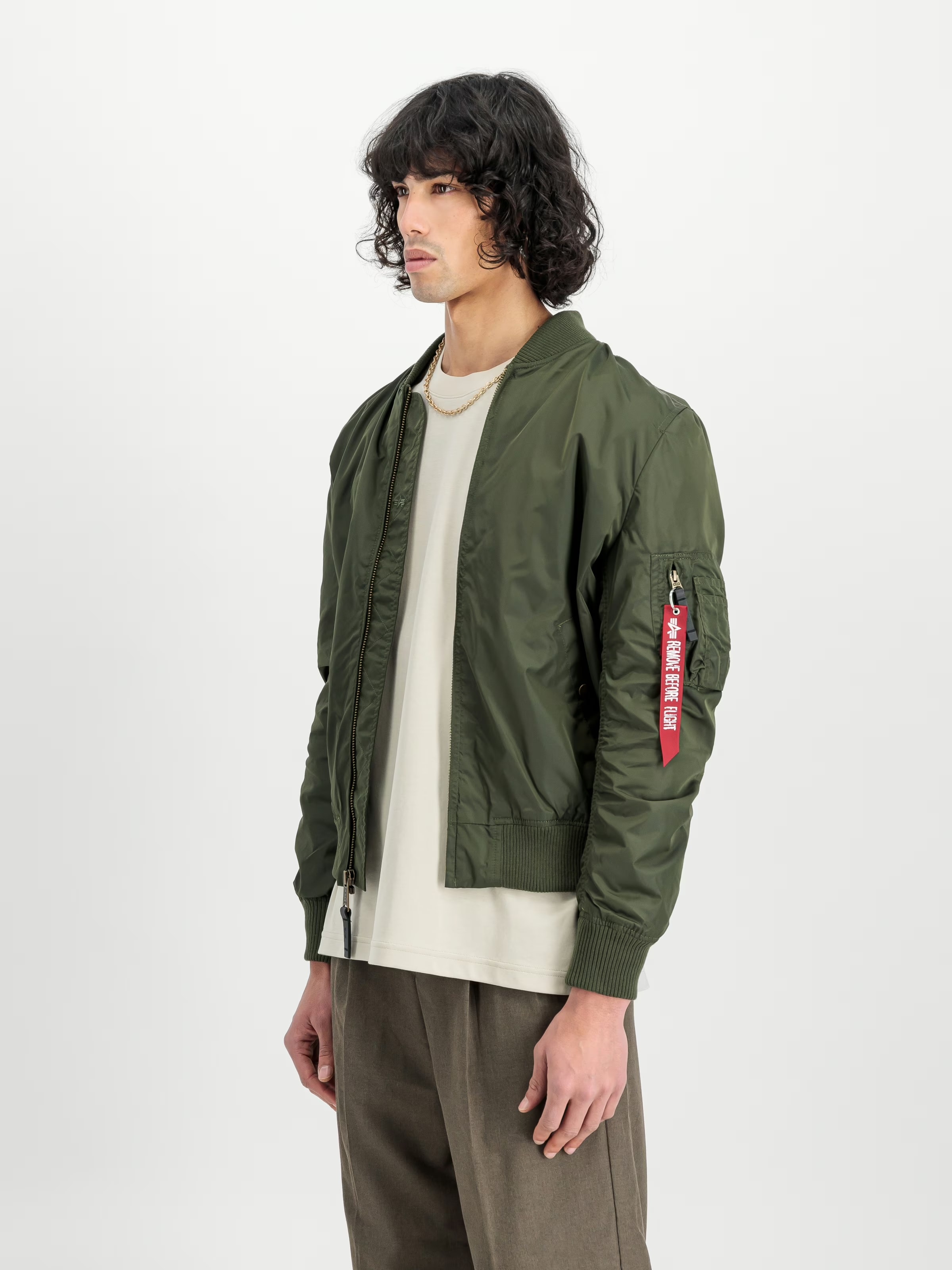 Alpha Industries - MA-1 TT Two Tone Jacke - Dark Green