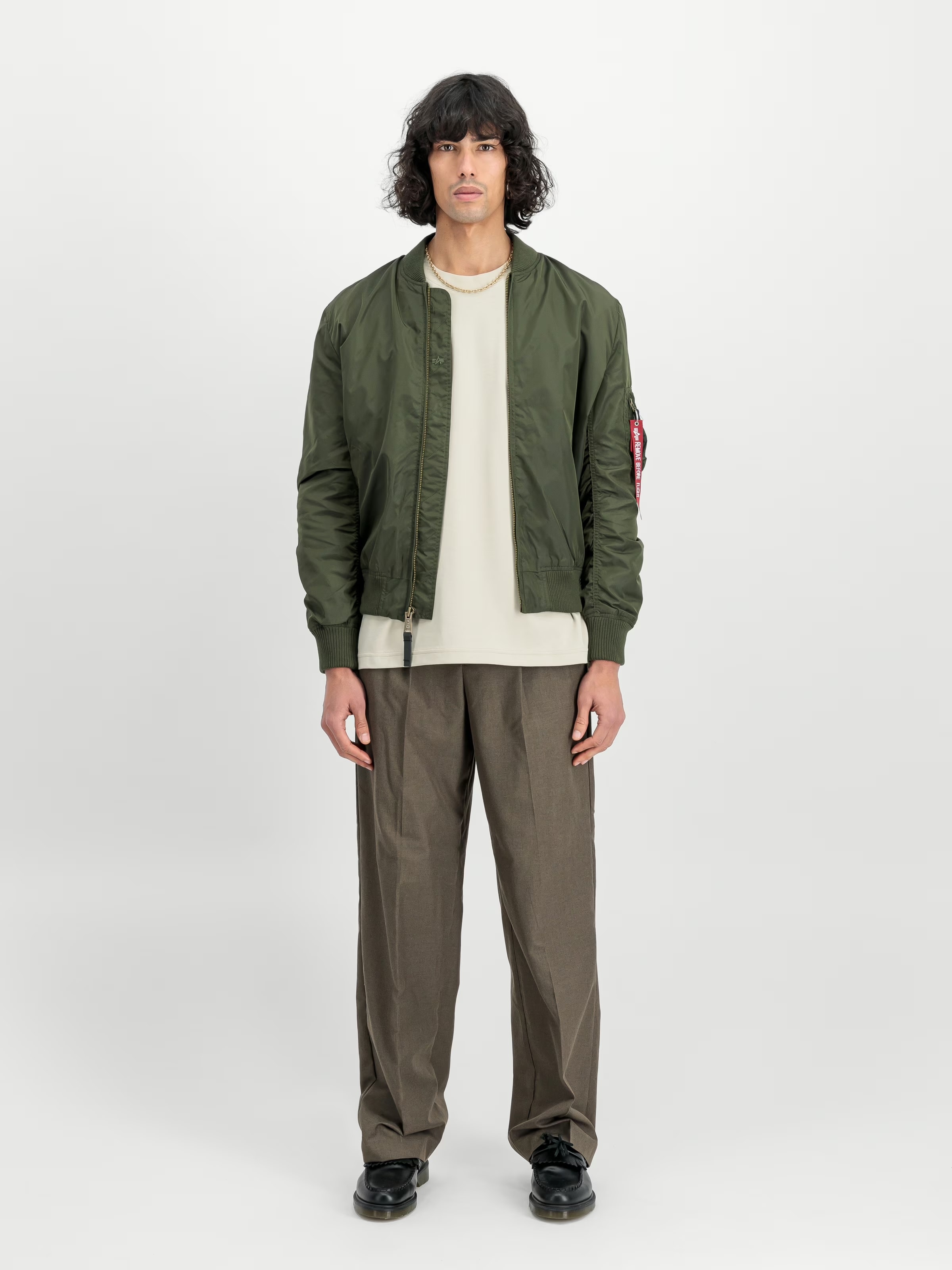 Alpha Industries - MA-1 TT Two Tone Jacke - Dark Green