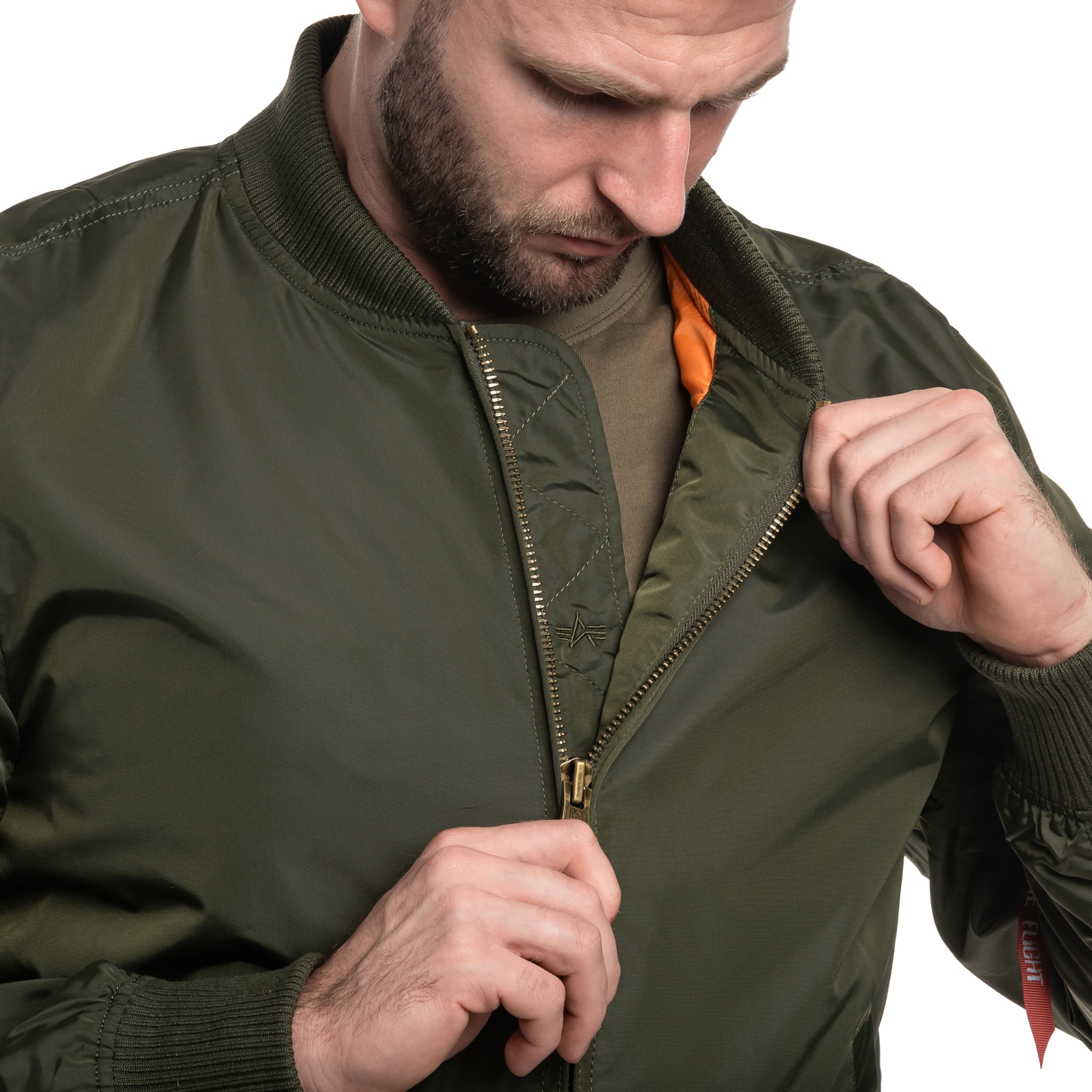 Alpha Industries - MA-1 TT Two Tone Jacke - Dark Green