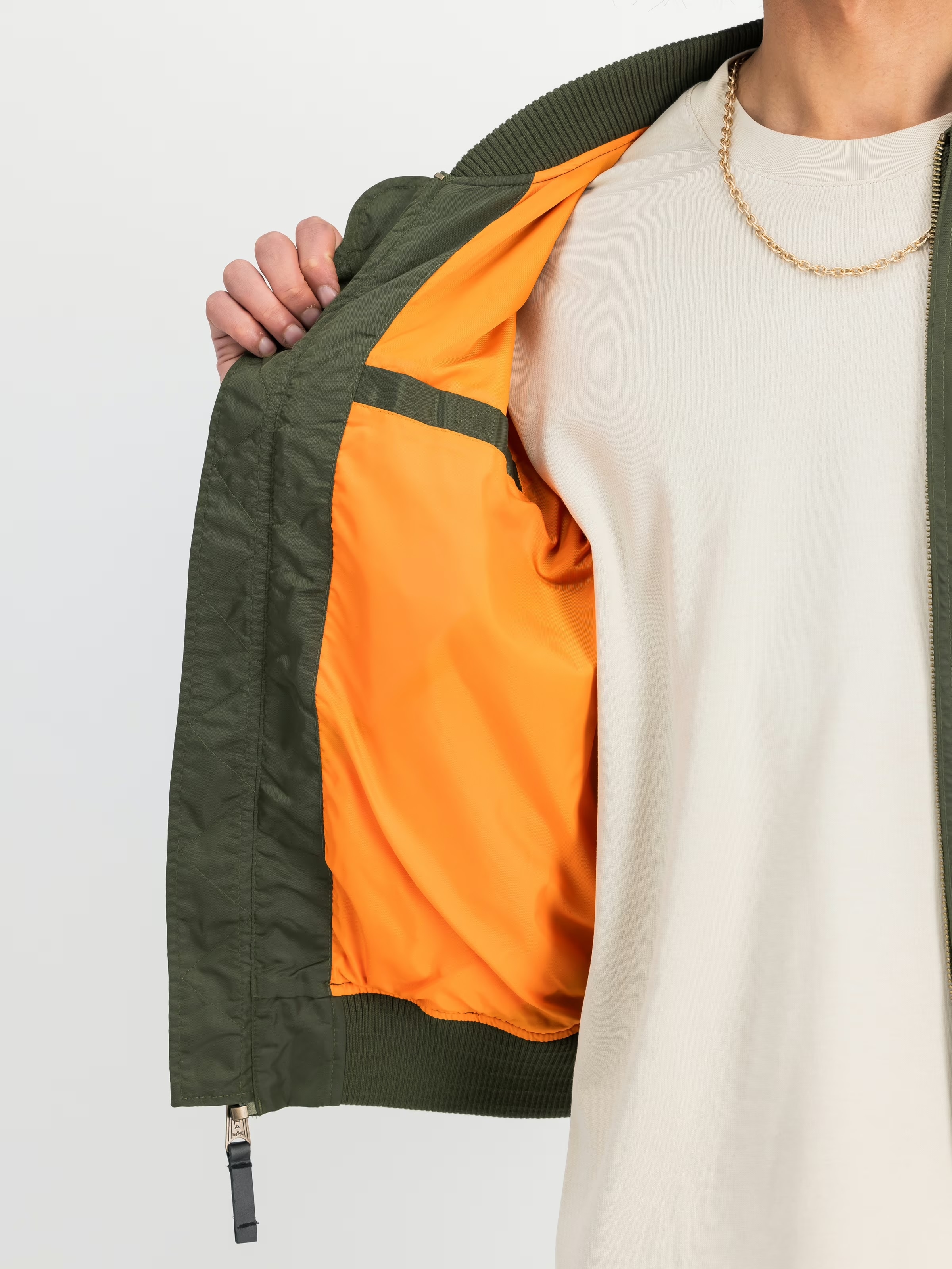 Alpha Industries - MA-1 TT Two Tone Jacke - Dark Green