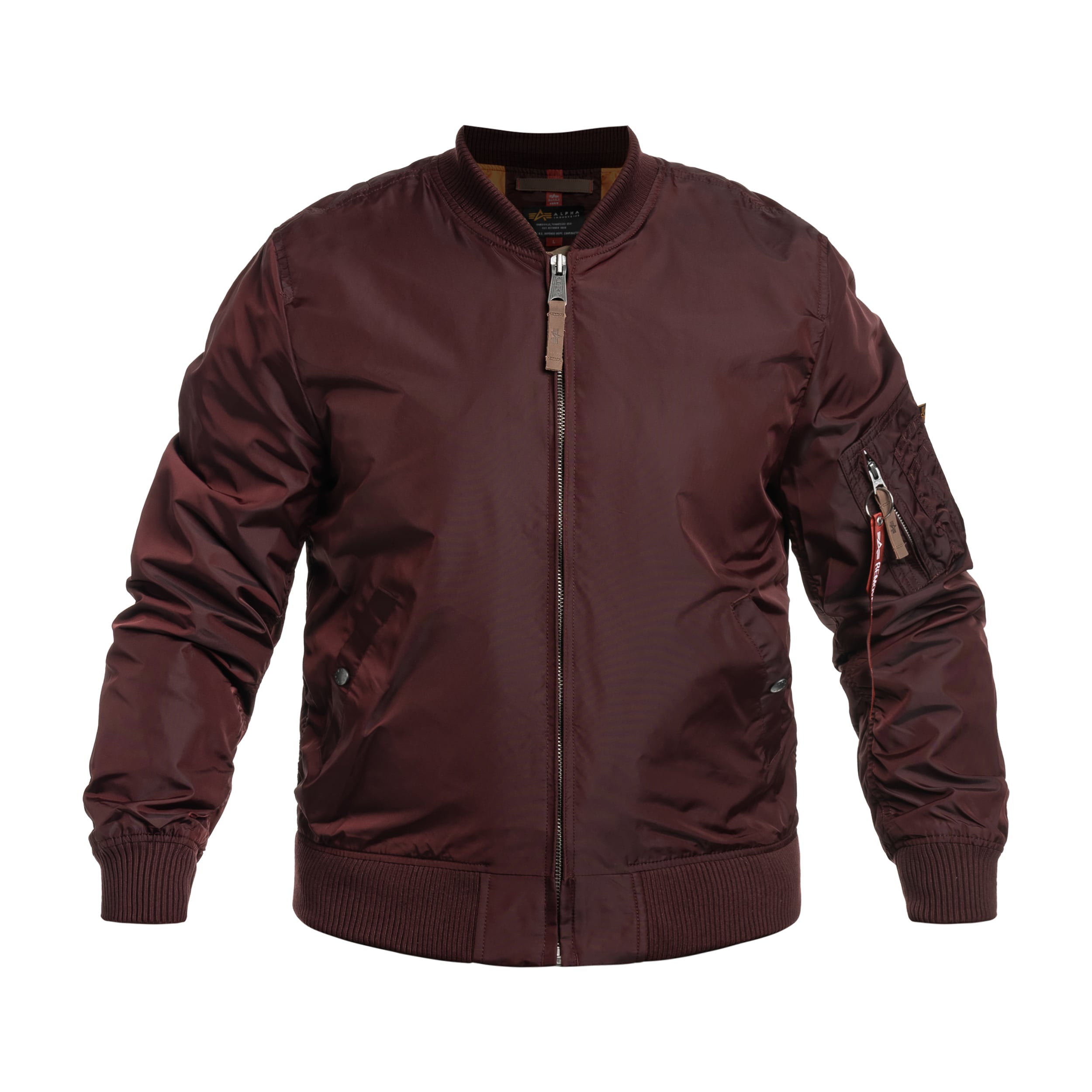 Alpha Industries  - MA-1 TT Two Tone Jacke - Dark Maroon