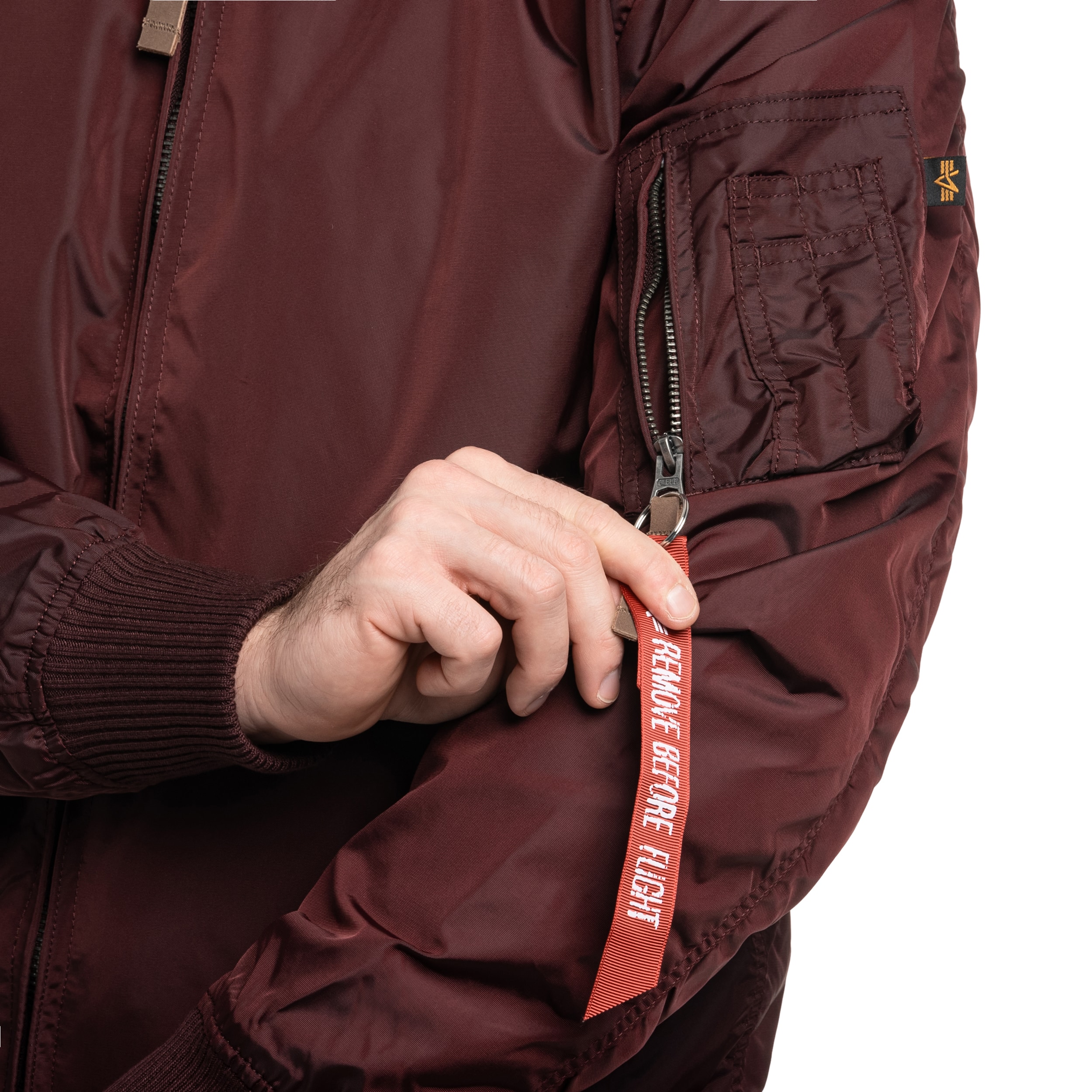 Alpha Industries  - MA-1 TT Two Tone Jacke - Dark Maroon