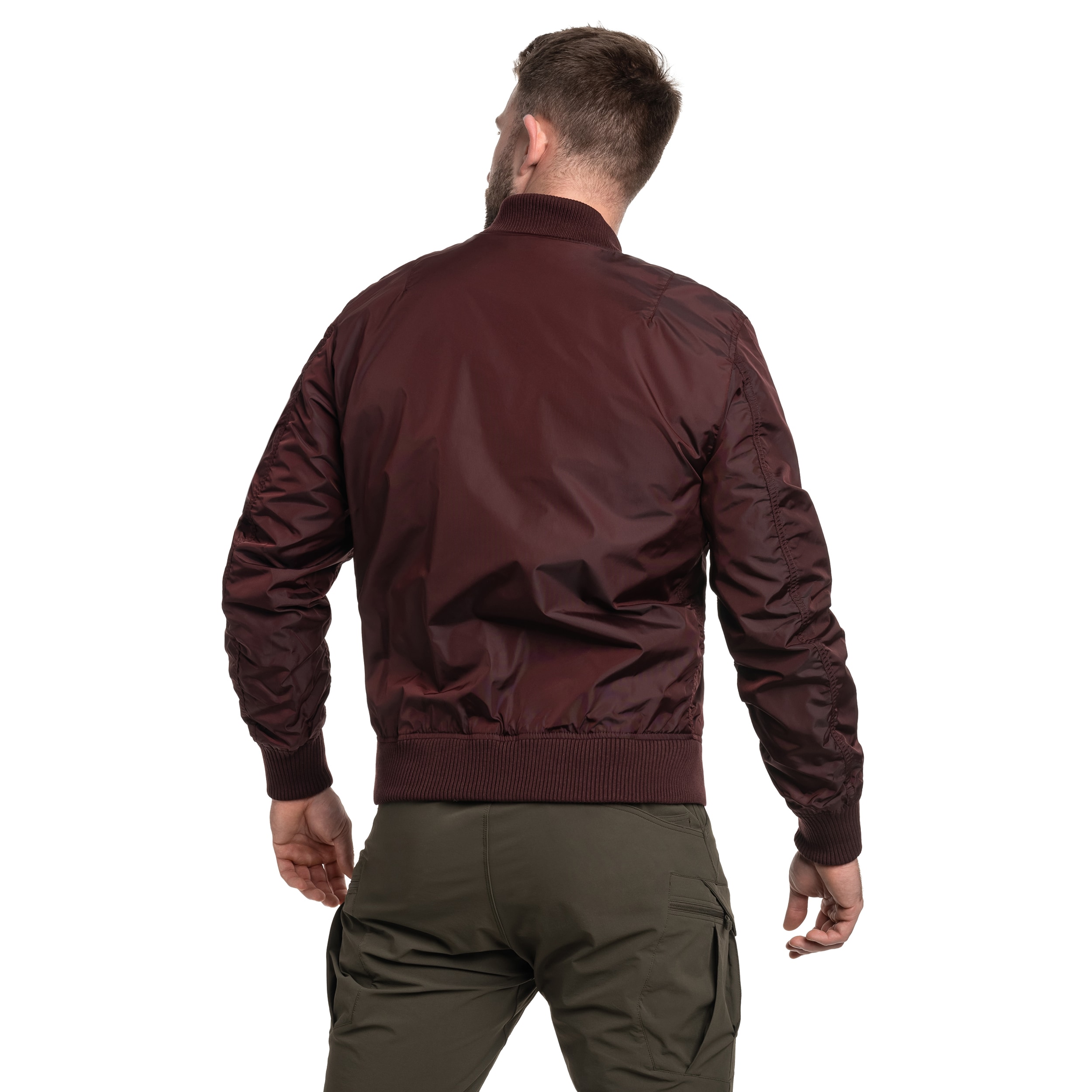 Alpha Industries  - MA-1 TT Two Tone Jacke - Dark Maroon