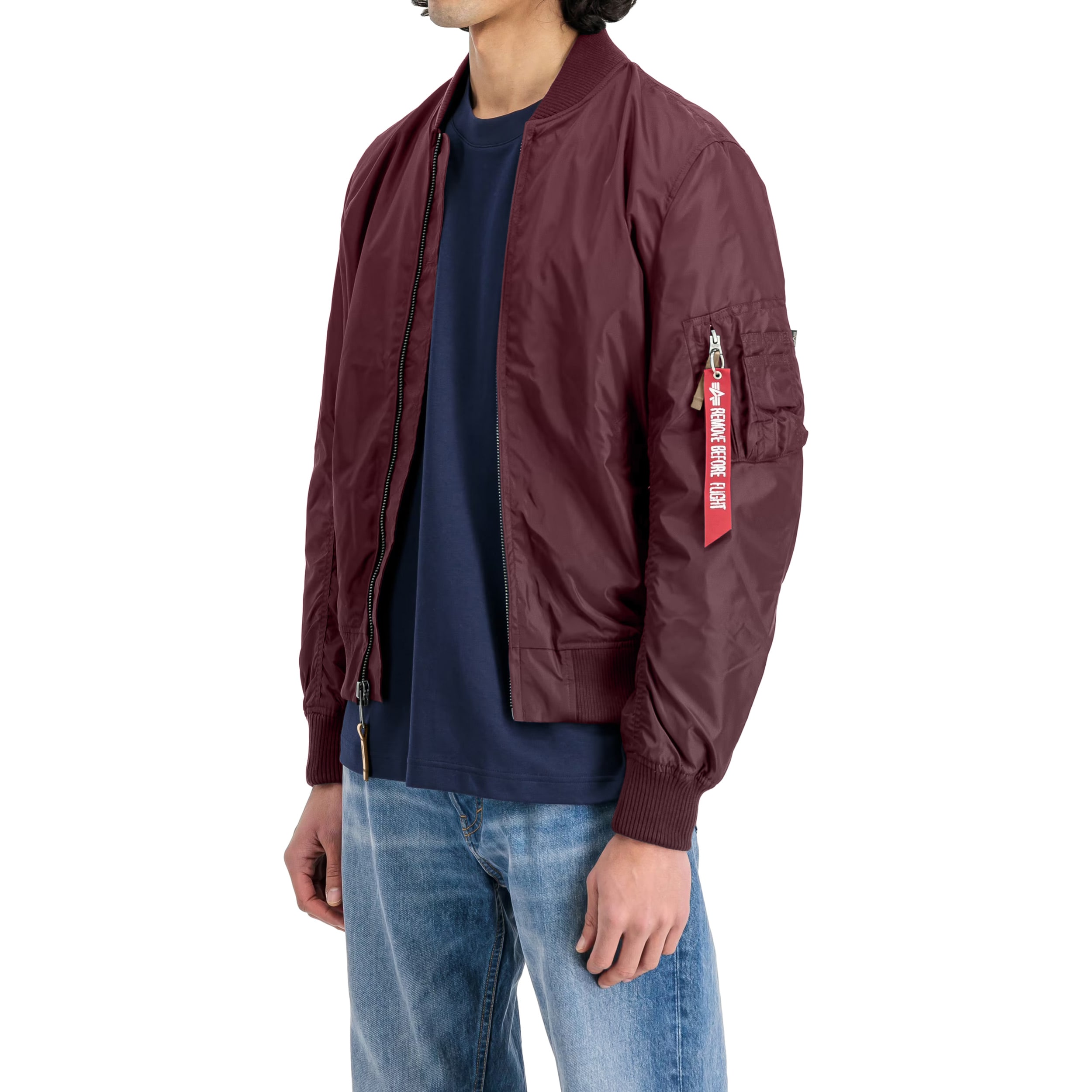 Alpha Industries  - MA-1 TT Two Tone Jacke - Dark Maroon