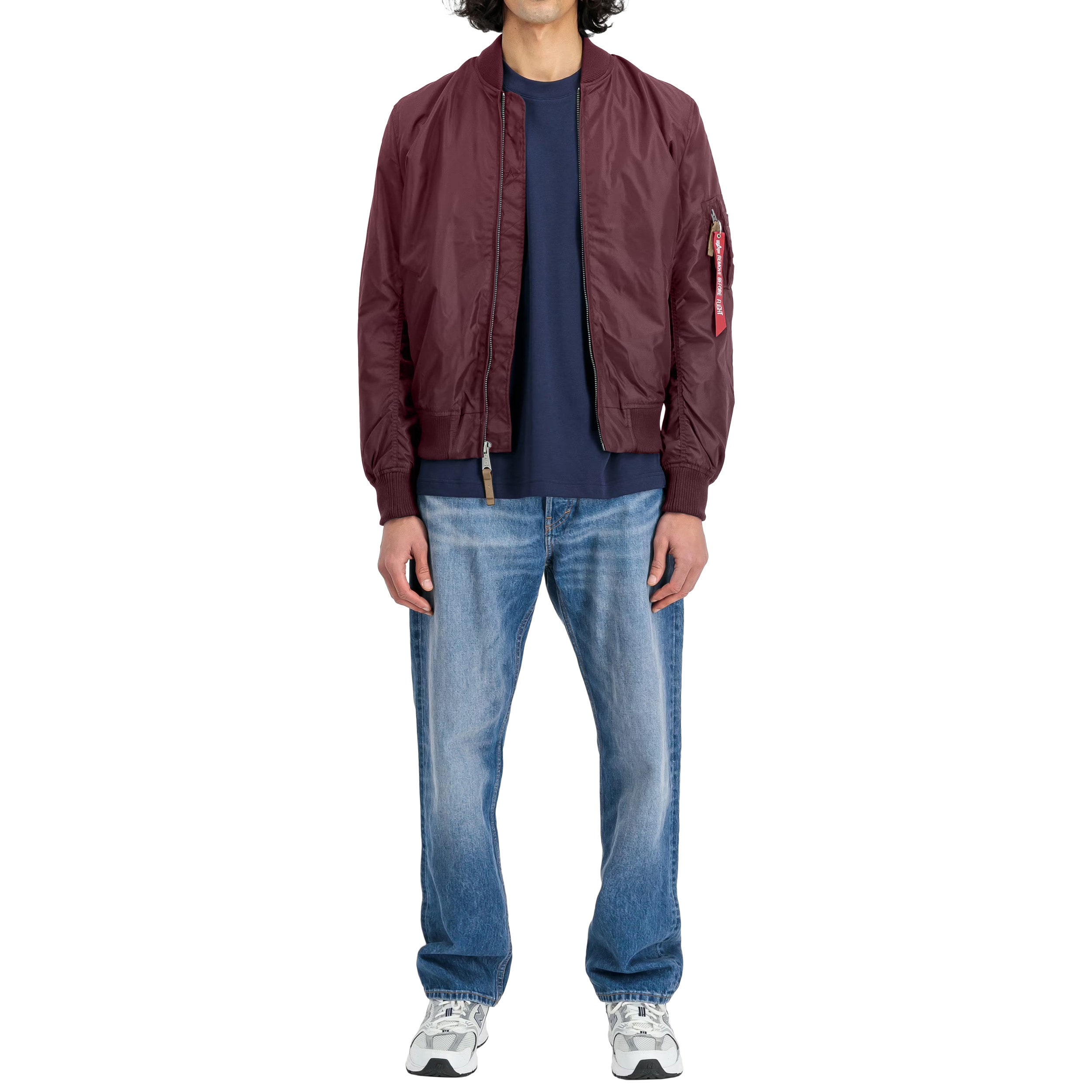 Alpha Industries  - MA-1 TT Two Tone Jacke - Dark Maroon