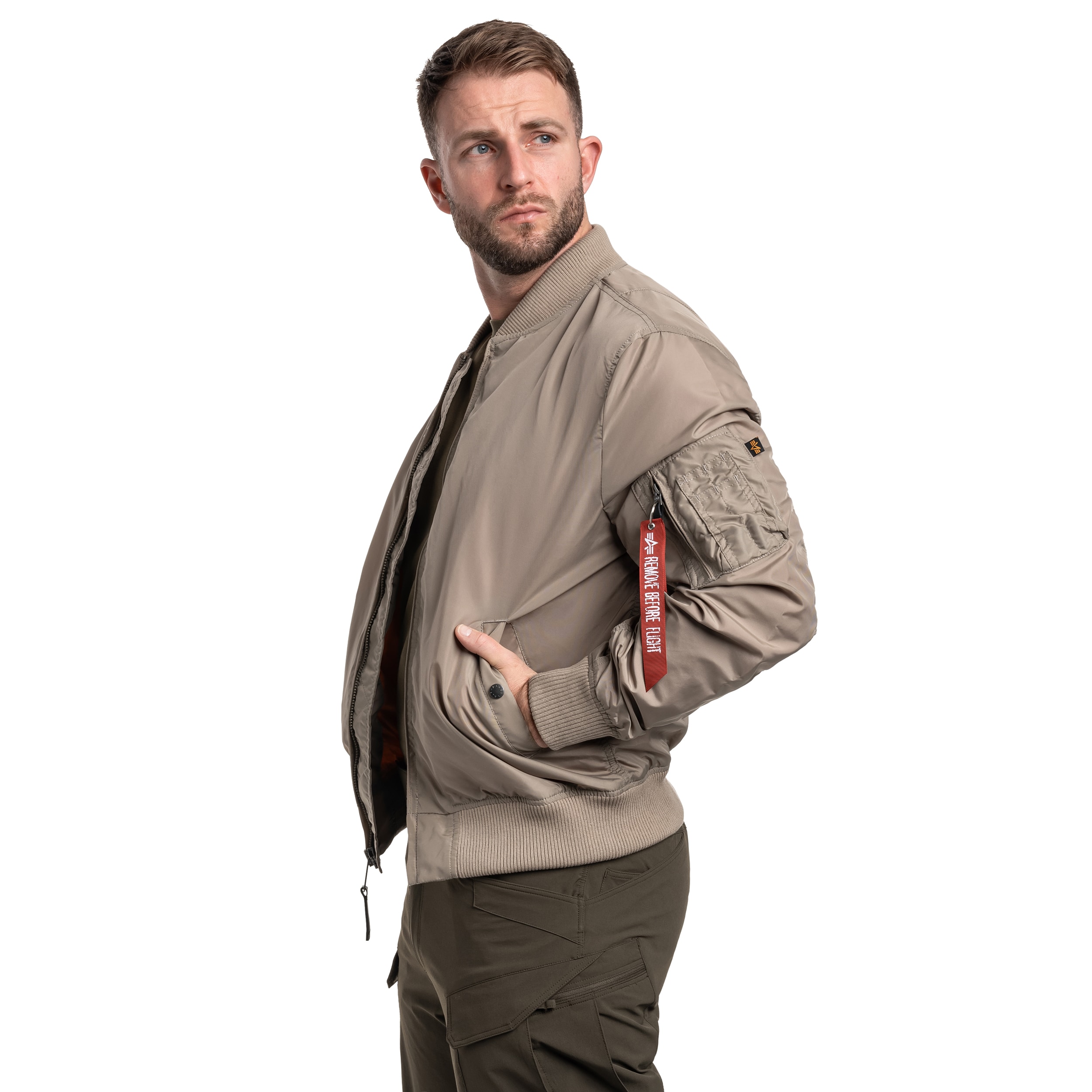 Alpha Industries - MA-1 TT Two Tone Jacke - Vintage Sand