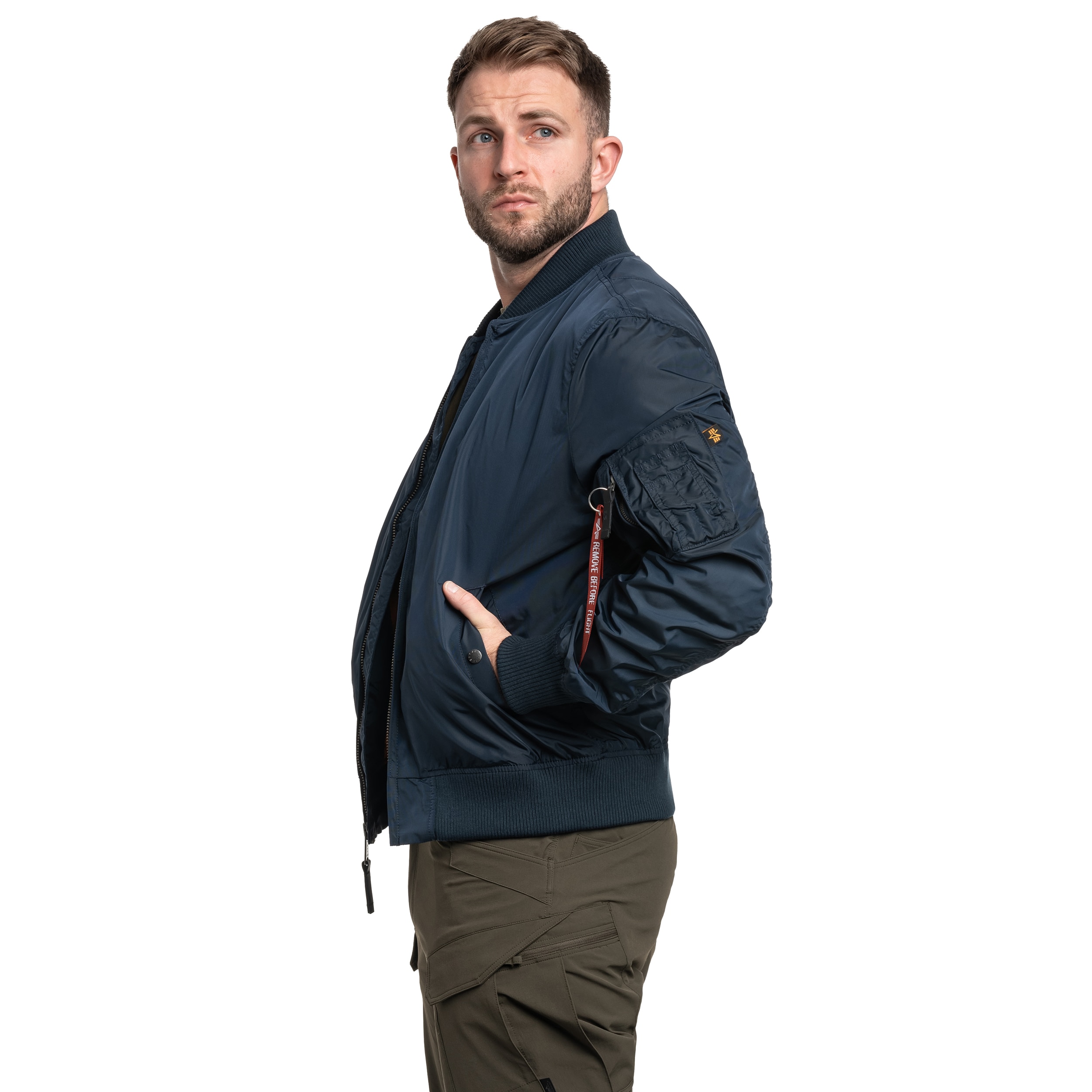 Alpha Industries MA-1 TT Two Tone Jacke - Replica Blue