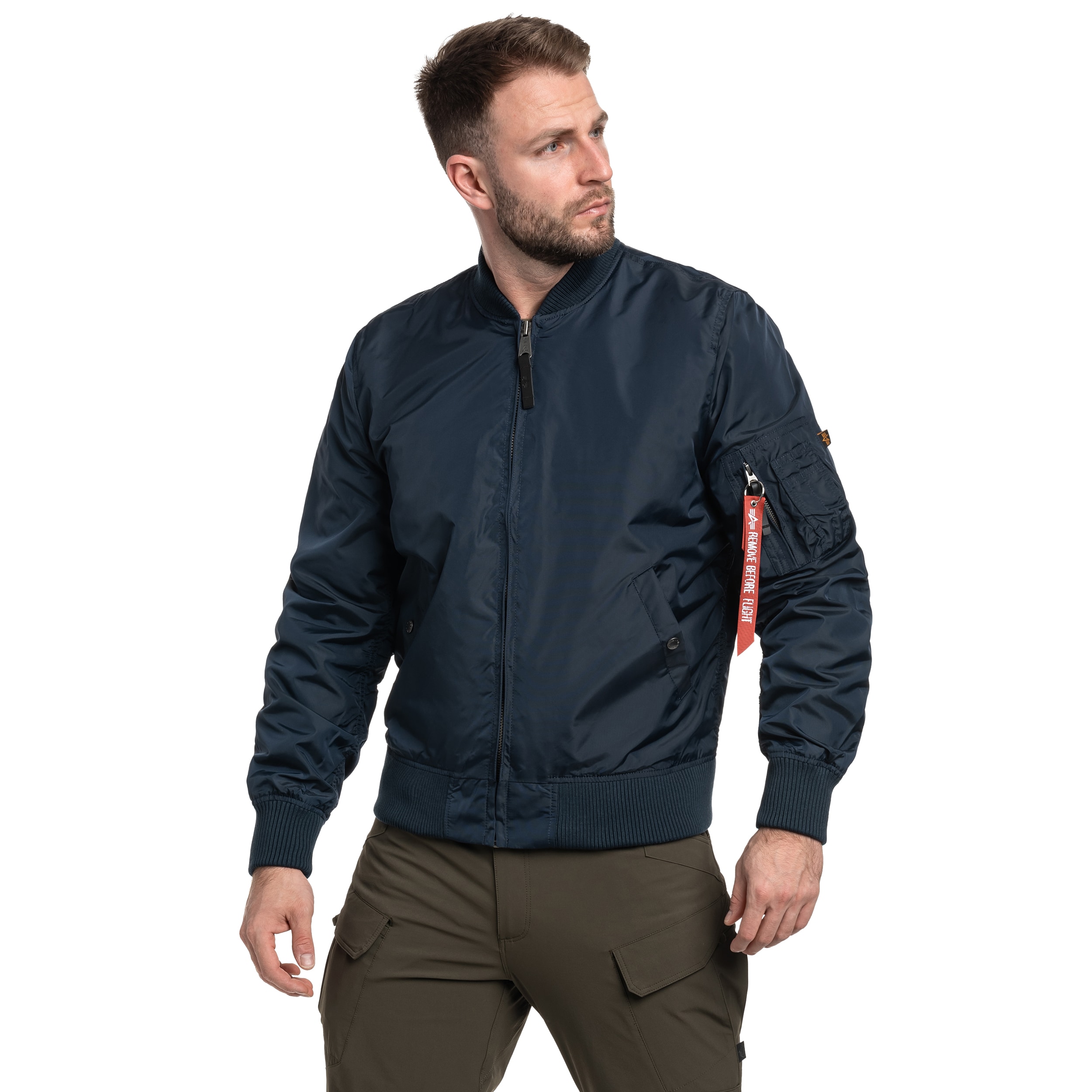 Alpha Industries MA-1 TT Two Tone Jacke - Replica Blue