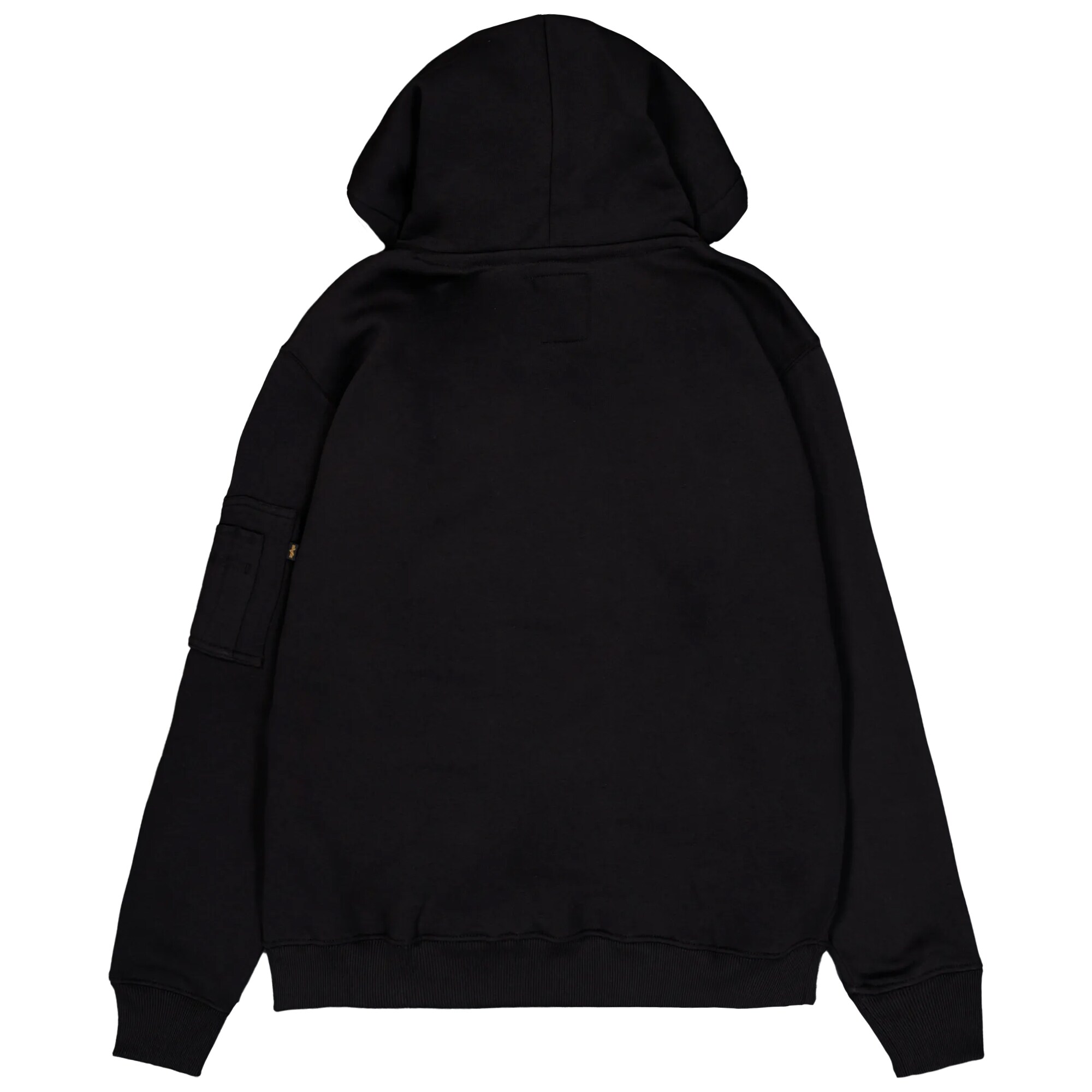 Alpha Industries - Alpha Puff Print Hoodie - Sweatshirt - Black