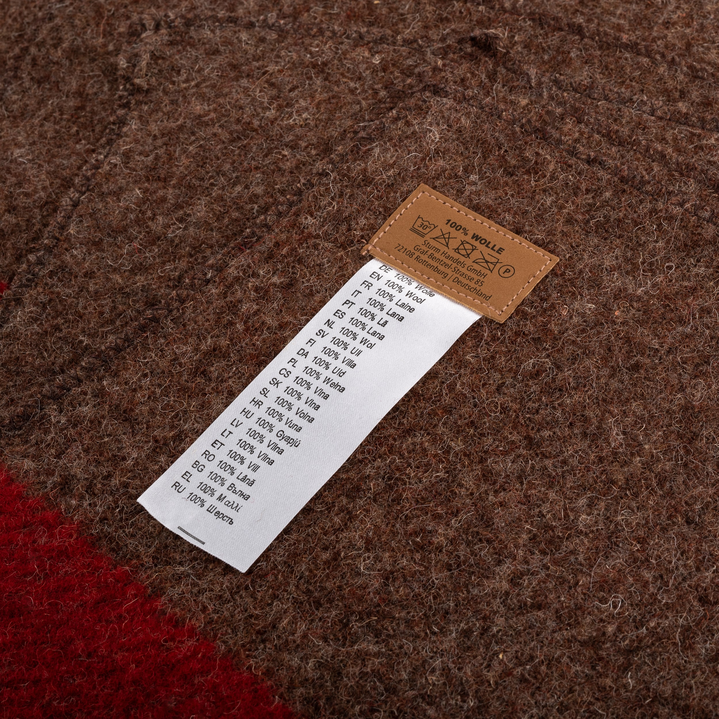 Koc Mil-Tec Swiss Wool Blanket - Decke - Brown