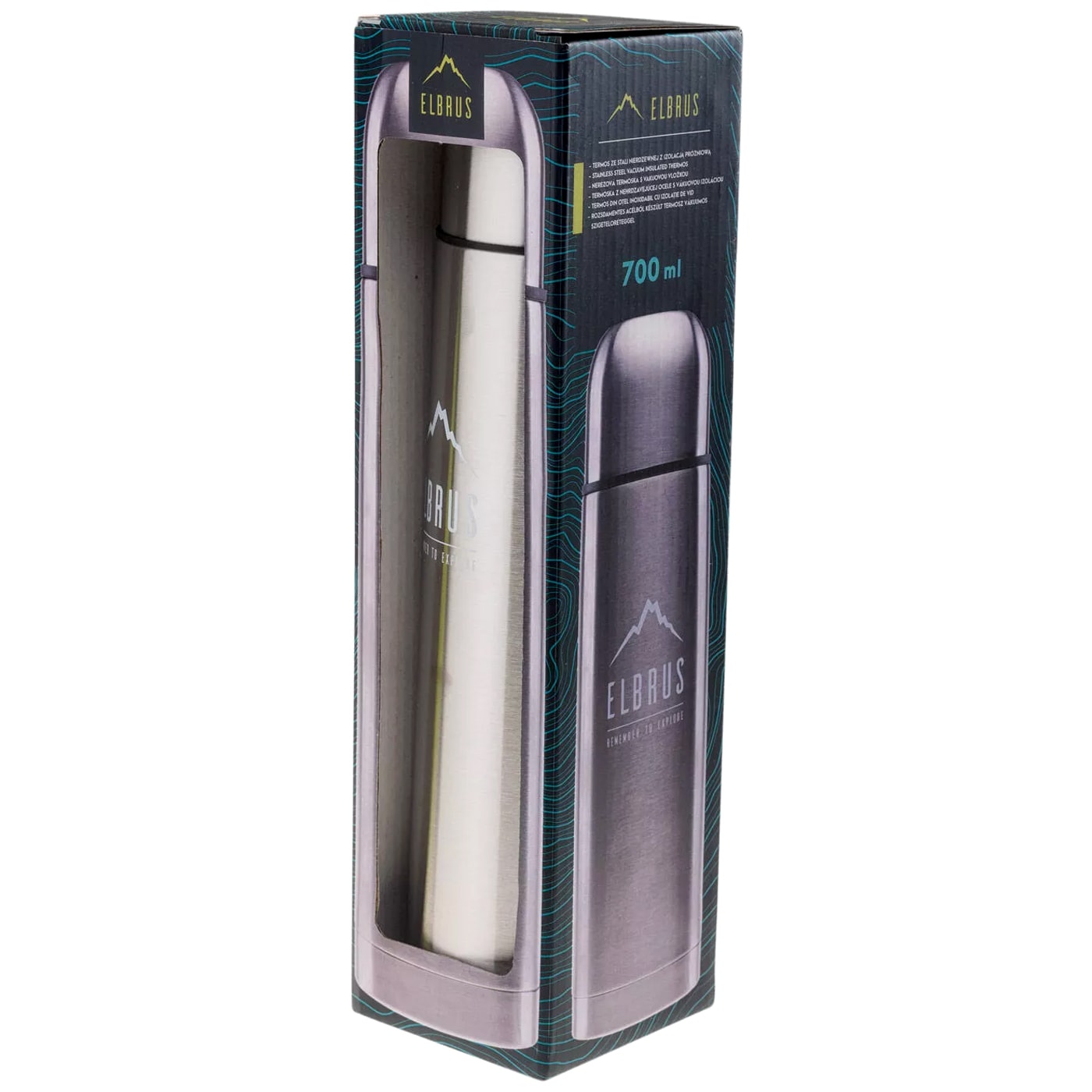 Elbrus - Garde Thermosflasche 0,7 l - Silber