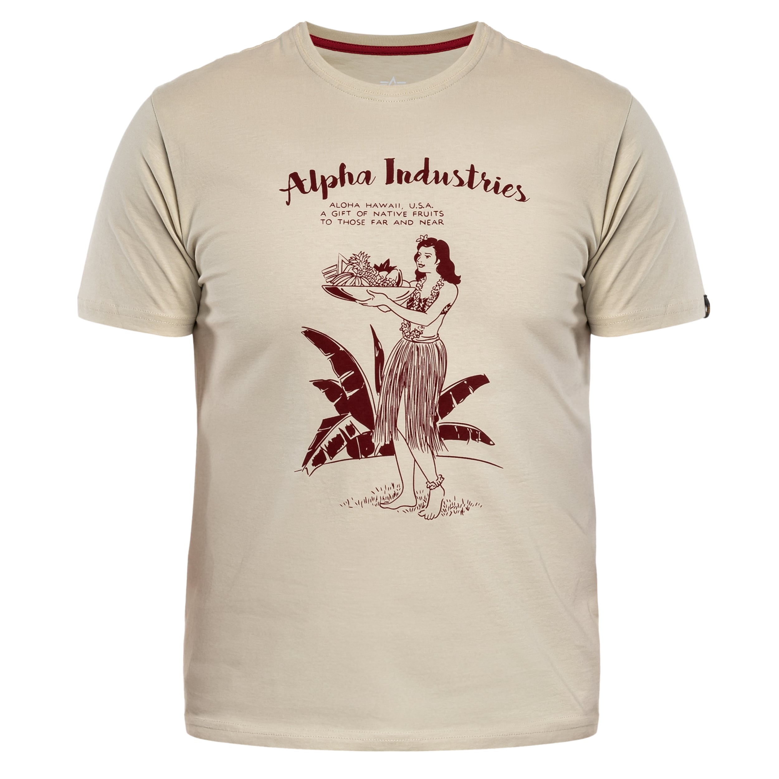 Alpha Industries - Hawaii T-Shirt - Vintage White