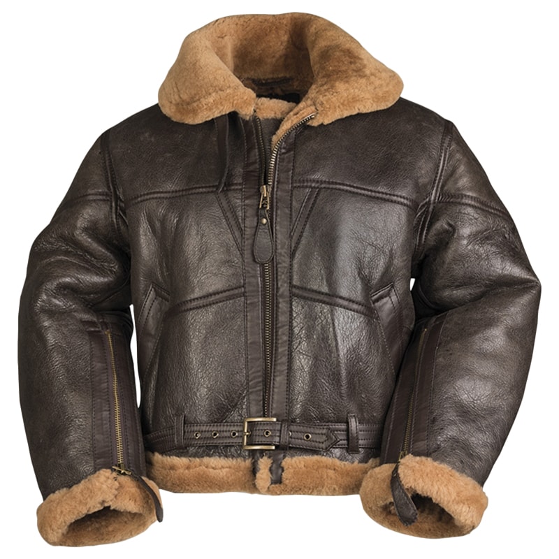 Mil-Tec - British RAF Sheepskin Jacke - Brown