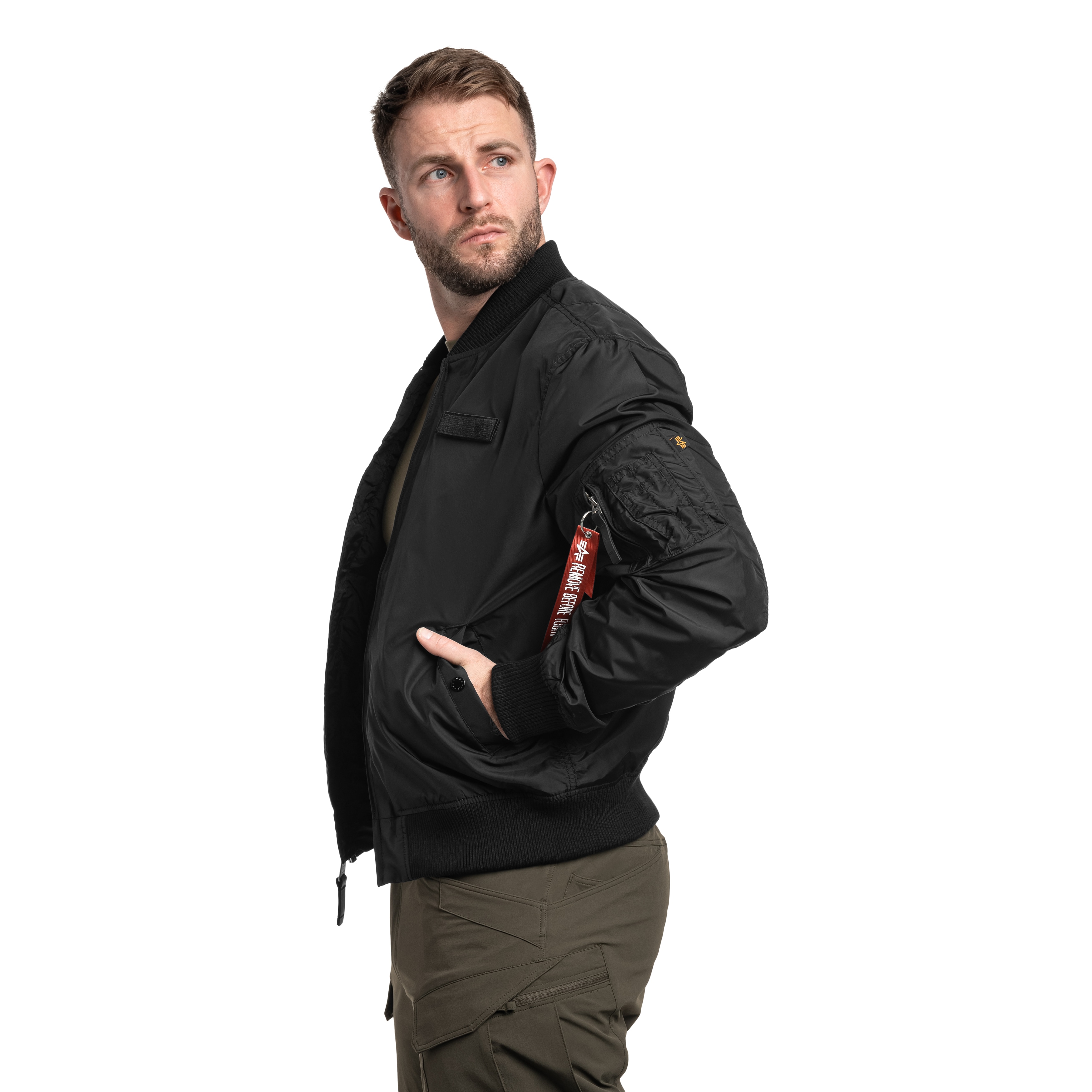 Alpha Industries - MA-1 TT Flying Tigers Jacke - Black