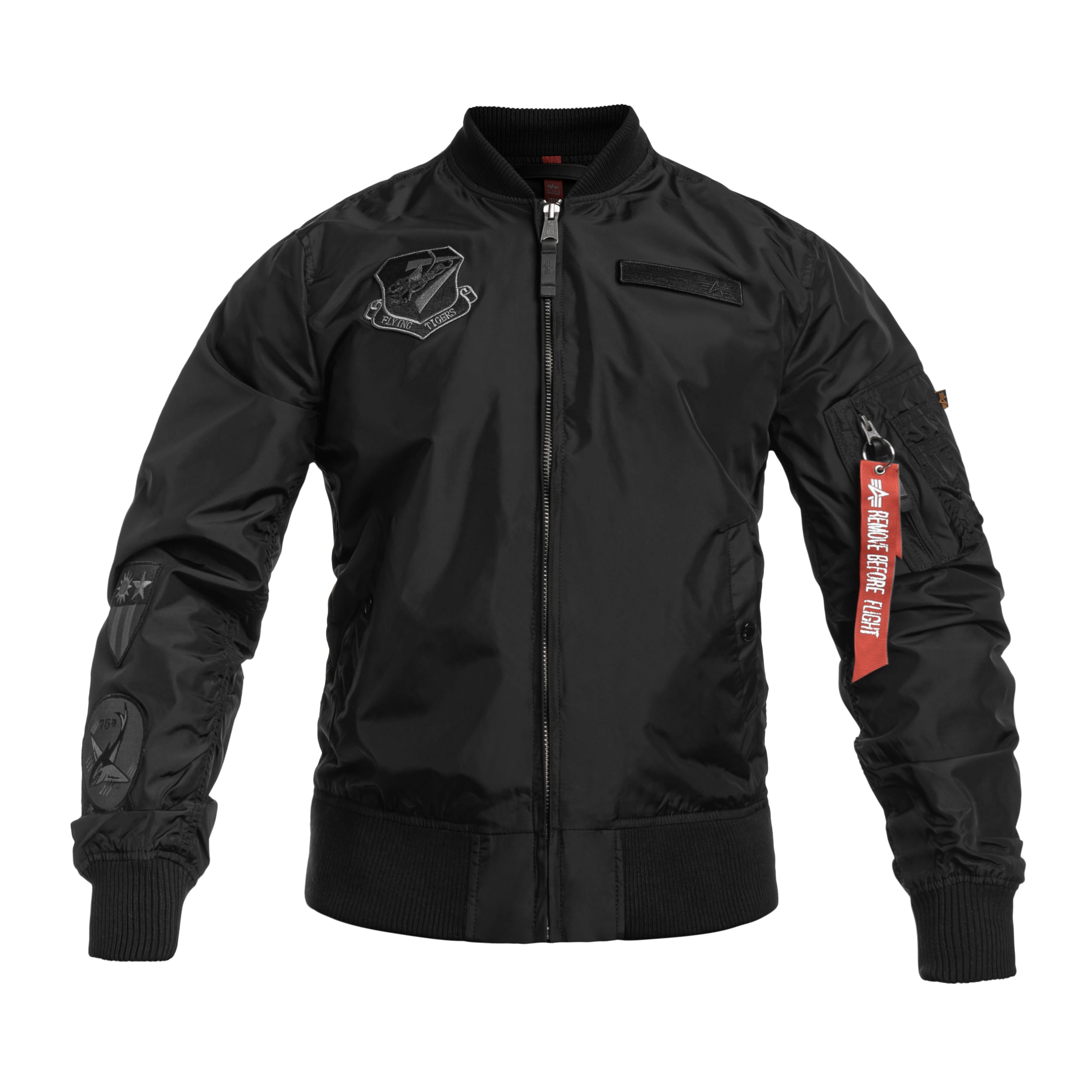 Alpha Industries - MA-1 TT Flying Tigers Jacke - Black