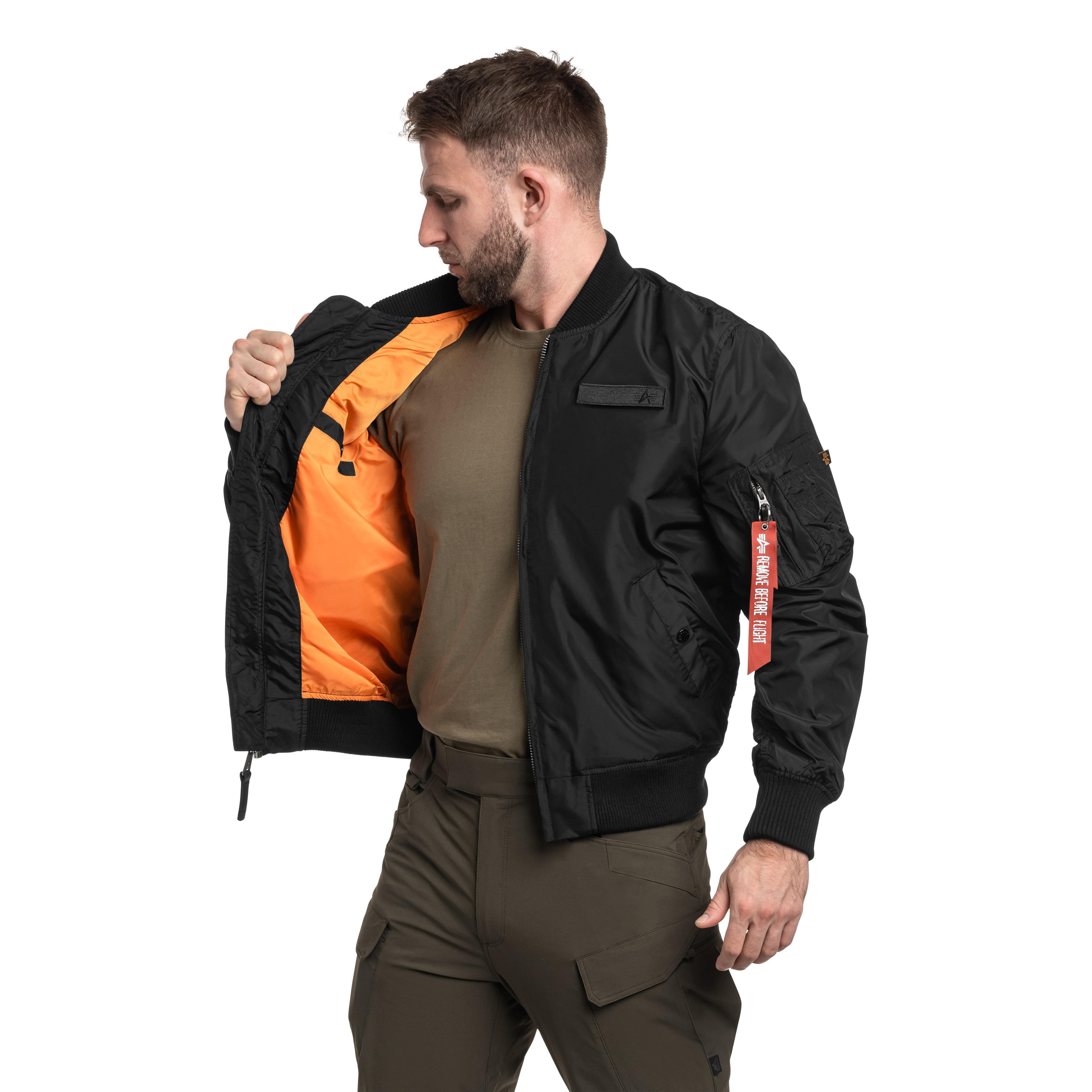 Alpha Industries - MA-1 TT Flying Tigers Jacke - Black