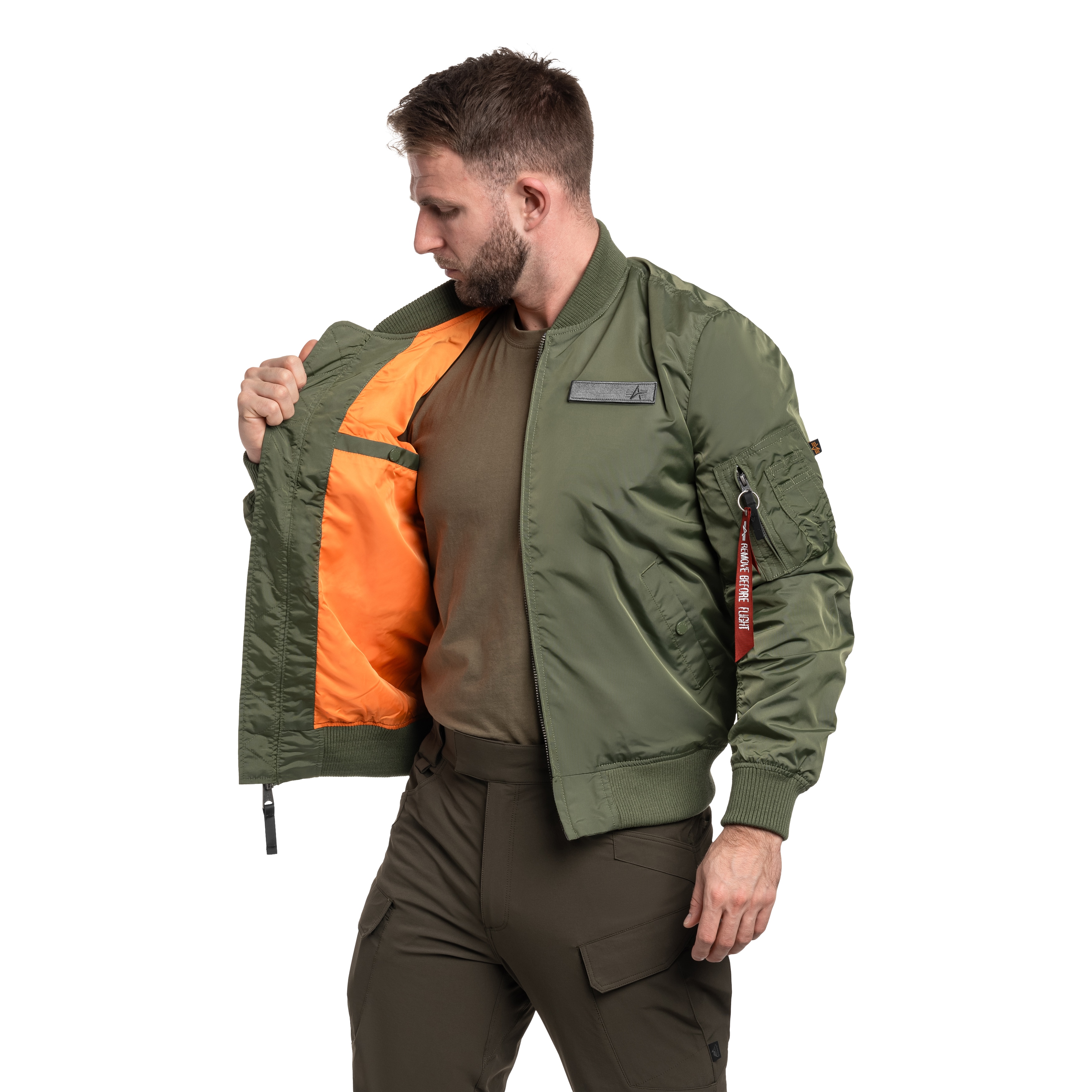 Alpha Industries - MA-1 TT Flying Tigers Jacke - Sage Green