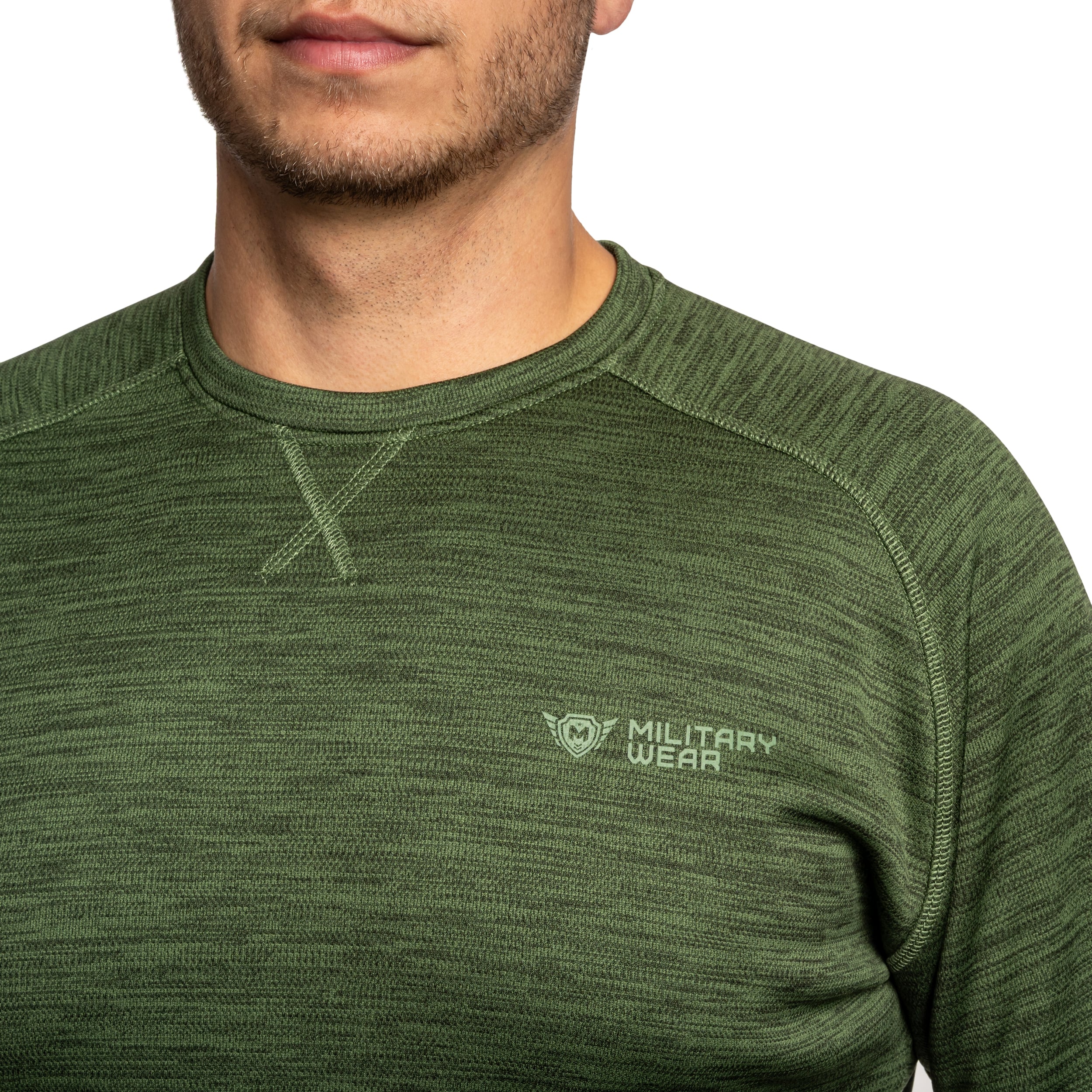 Military Wear Ghost Layer Sweatshirt - Green