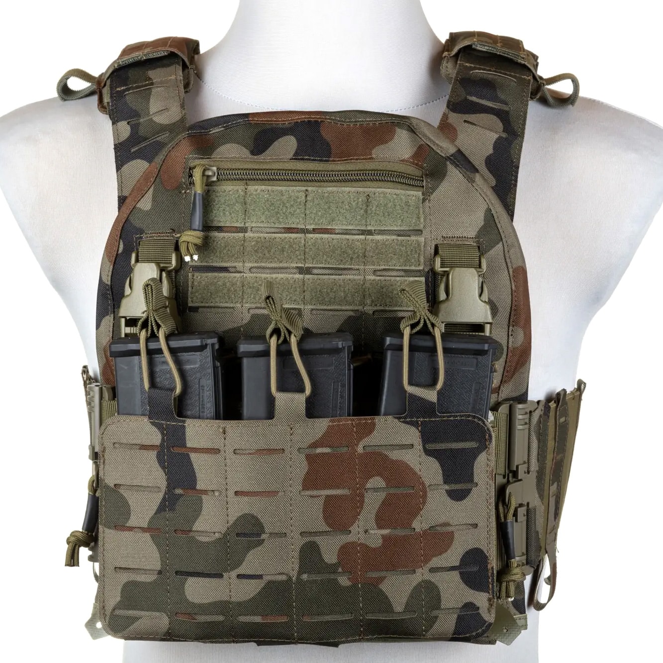 Specna Arms - QR II Tactical Plate Carrier - Taktische Weste - Wz.93 Pantera (Waldtarnung)