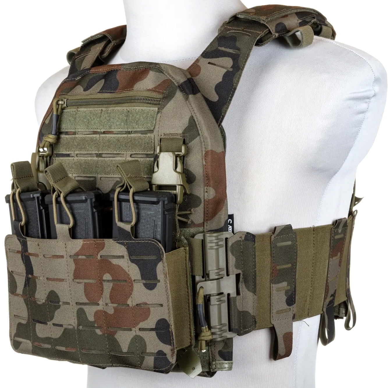 Specna Arms - QR II Tactical Plate Carrier - Taktische Weste - Wz.93 Pantera (Waldtarnung)