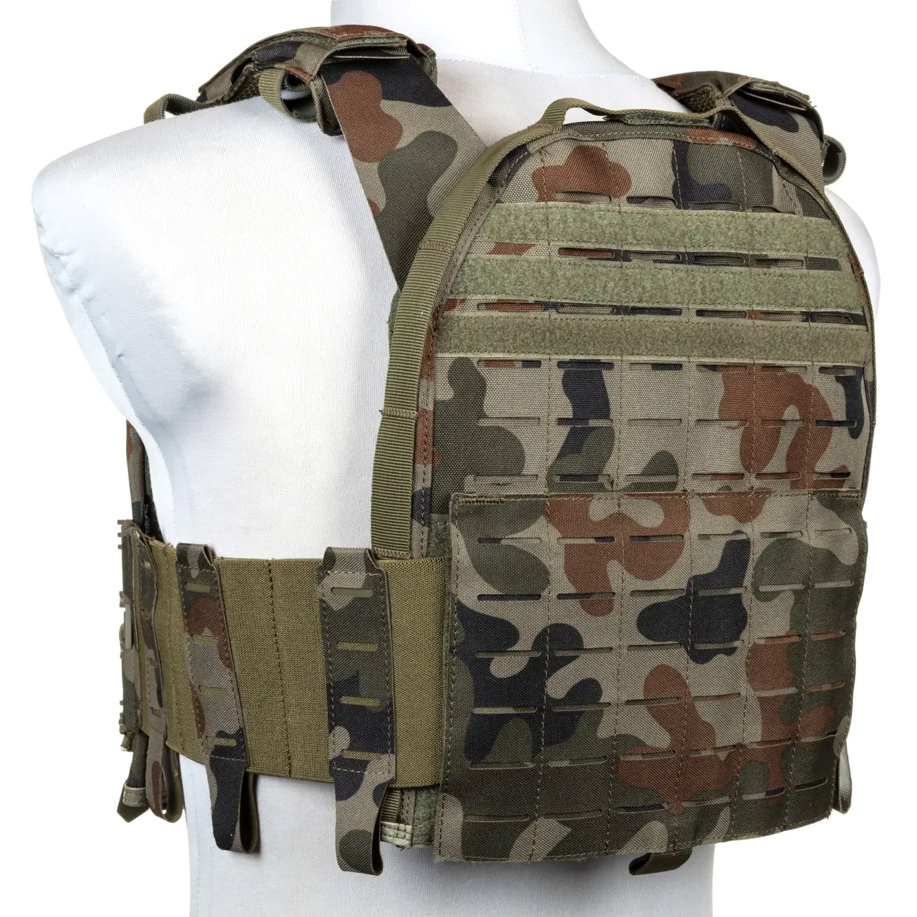 Specna Arms - QR II Tactical Plate Carrier - Taktische Weste - Wz.93 Pantera (Waldtarnung)