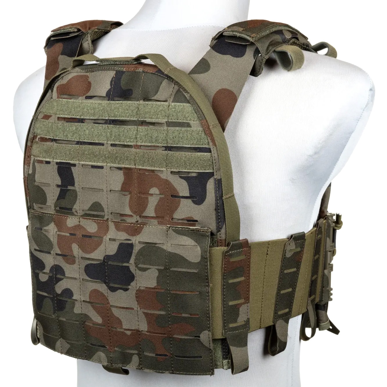 Specna Arms - QR II Tactical Plate Carrier - Taktische Weste - Wz.93 Pantera (Waldtarnung)