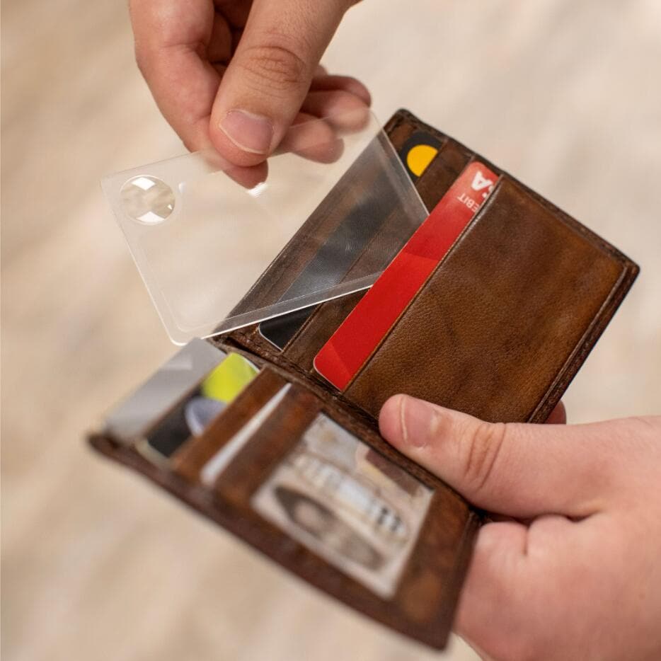 Carson - Emergency Fire Starter Lupe 2.5x/6x - 2 Stück.