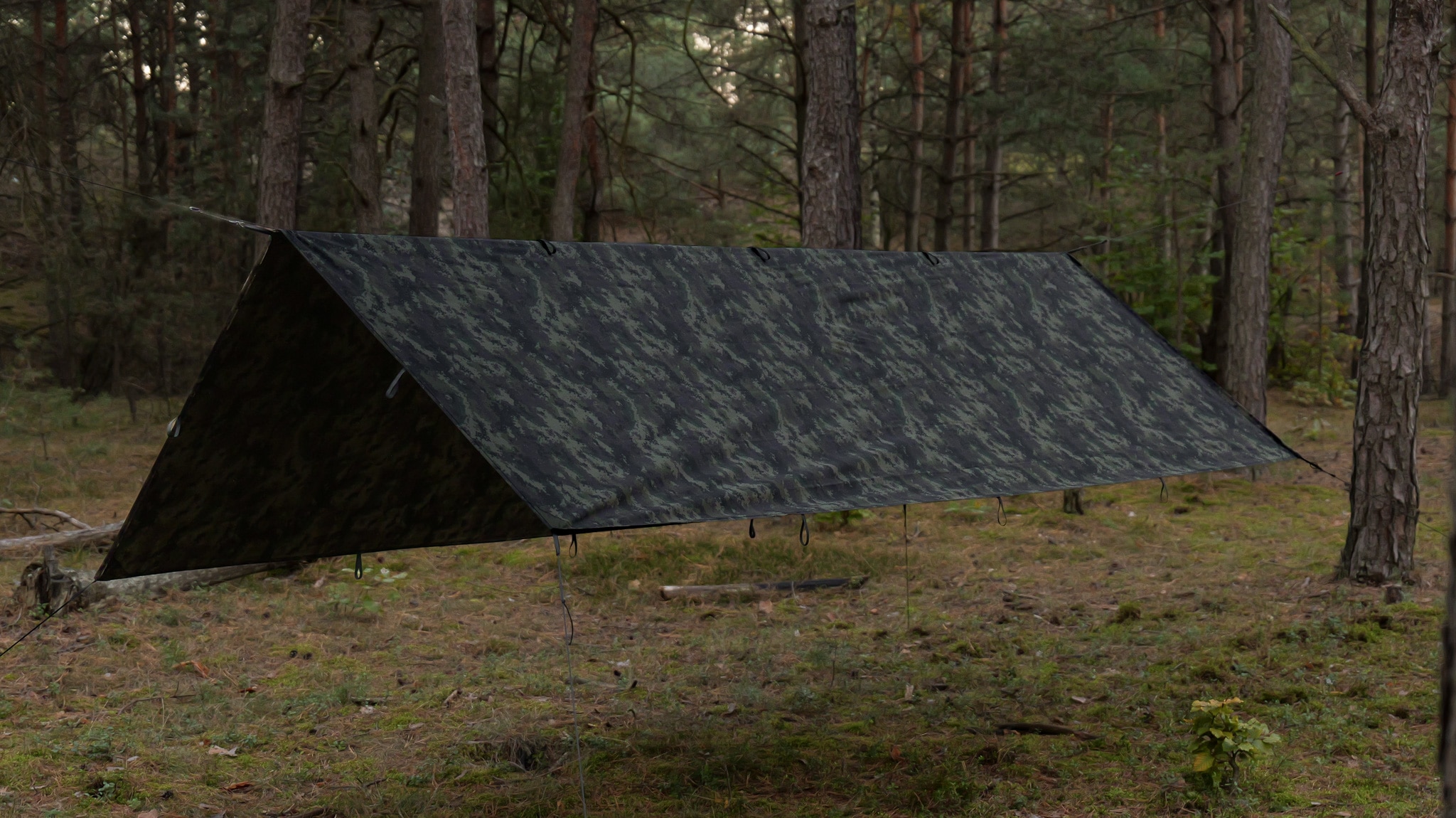 TigerWood - Tarp T2 3 x 2 m - Zeltplane - Camo