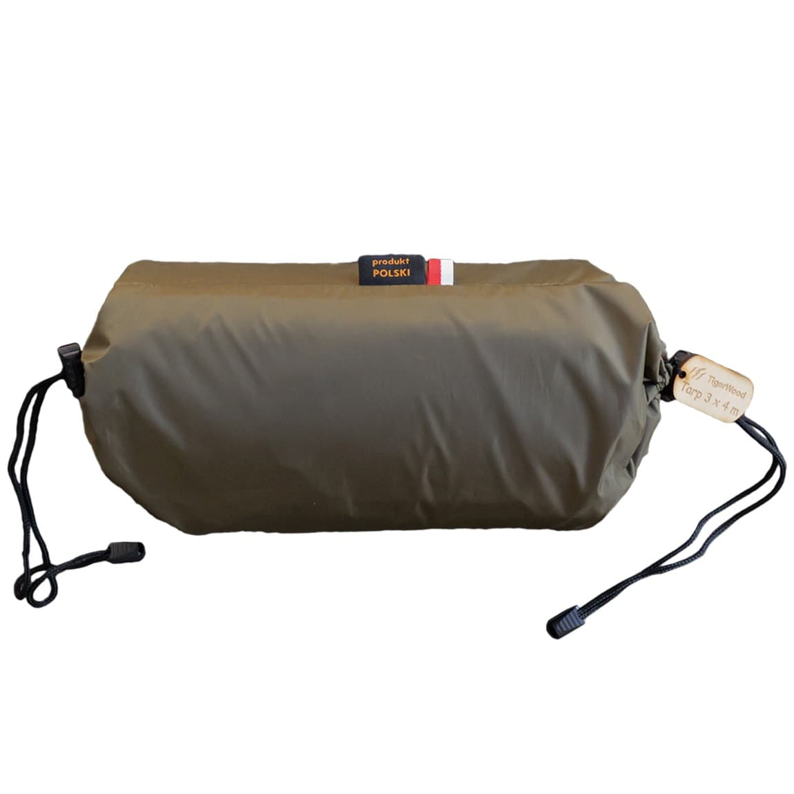 TigerWood - Tarp T2 Biwakplane 3 x 3 m - Dark Khaki