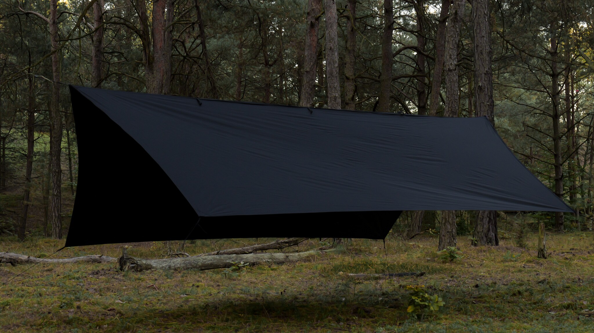 TigerWood - Termo Tarp T2 StingRay 3,6 x 2,8 m - Zeltplane - Black