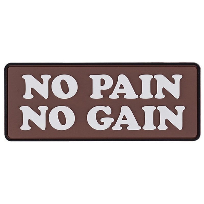 101 Inc. - 3D PVC No Pain No Gain Aufnäher