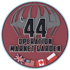 101 Inc. - 3D PVC Market Garden '44 Aufnäher - Maroon