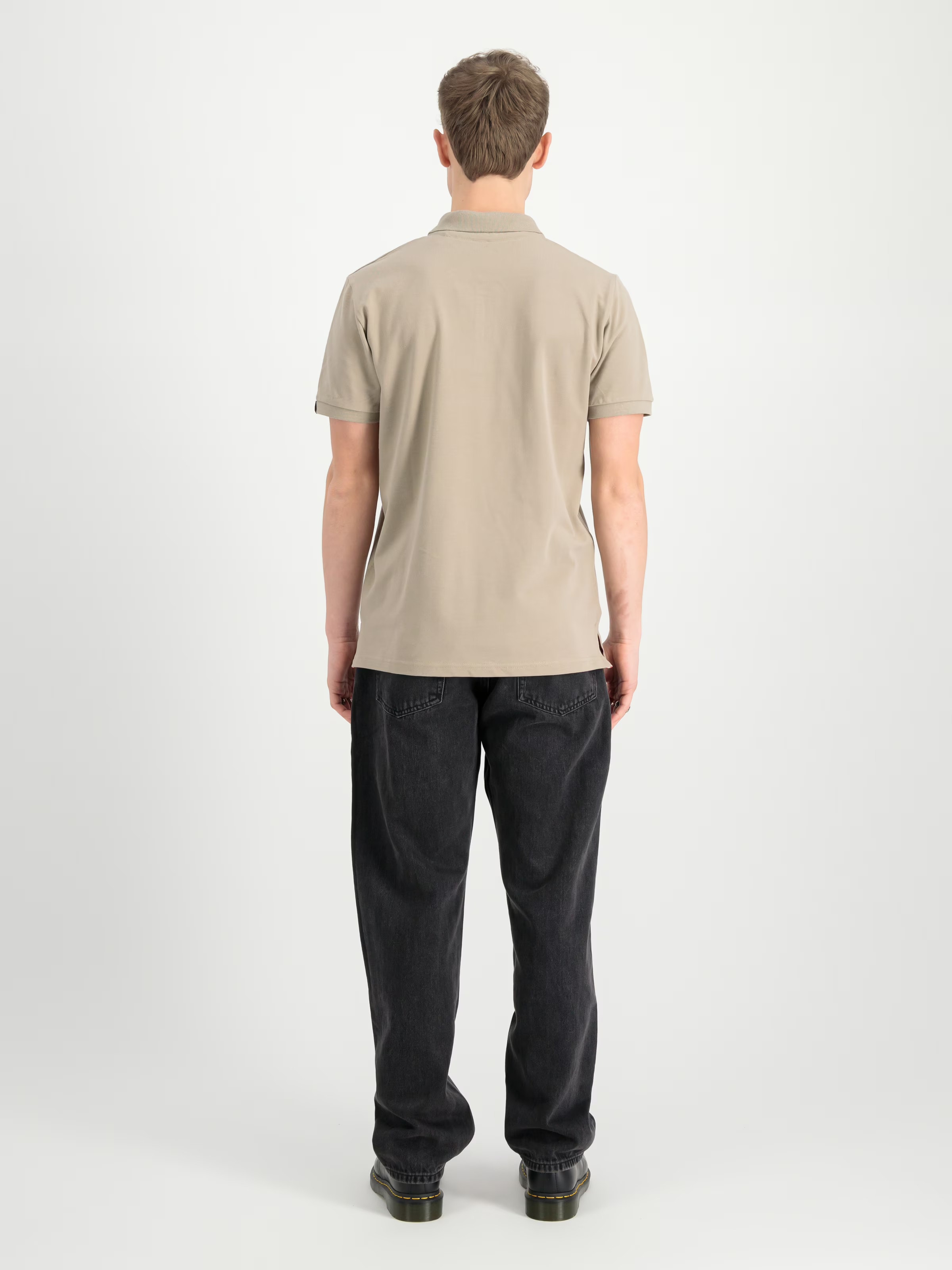 Alpha Industries - Small Logo Poloshirt - Vintage Sand