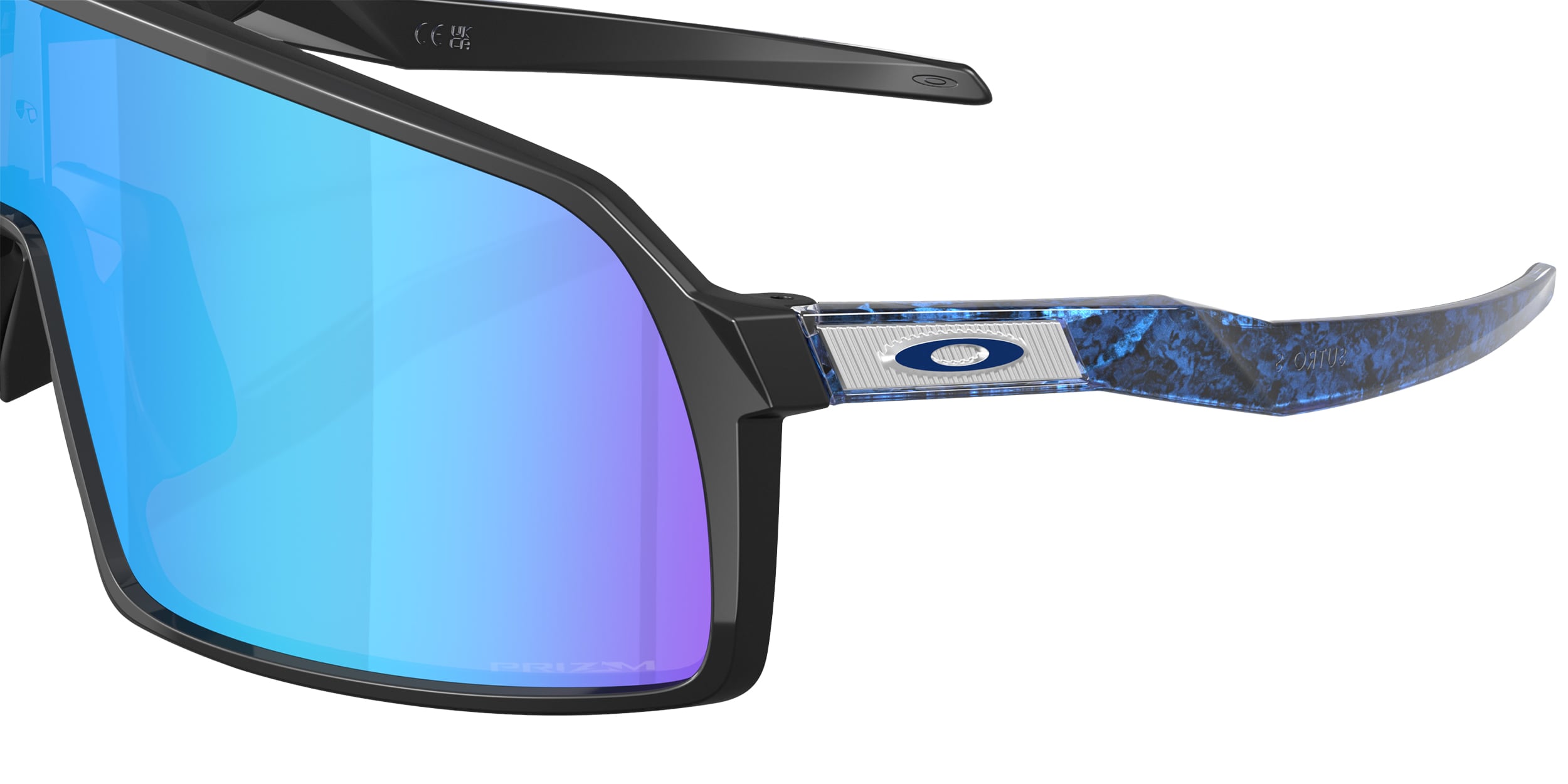 Oakley - Sutro S Sonnenbrille - Matte Black/ Prizm Sapphire