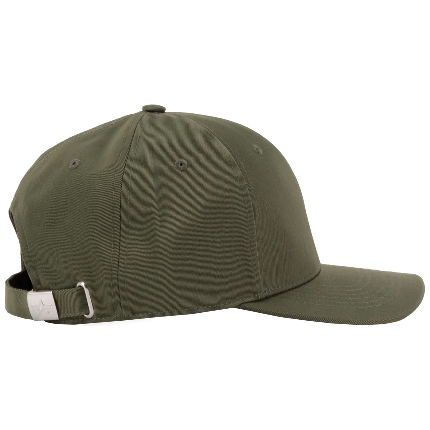 Alpha Industries - Metal Label Cap - Basecap - Dark Olive