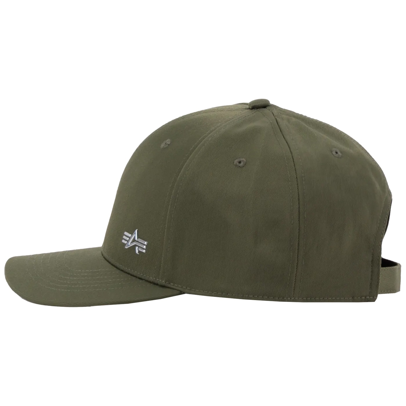 Alpha Industries - Metal Label Cap - Basecap - Dark Olive