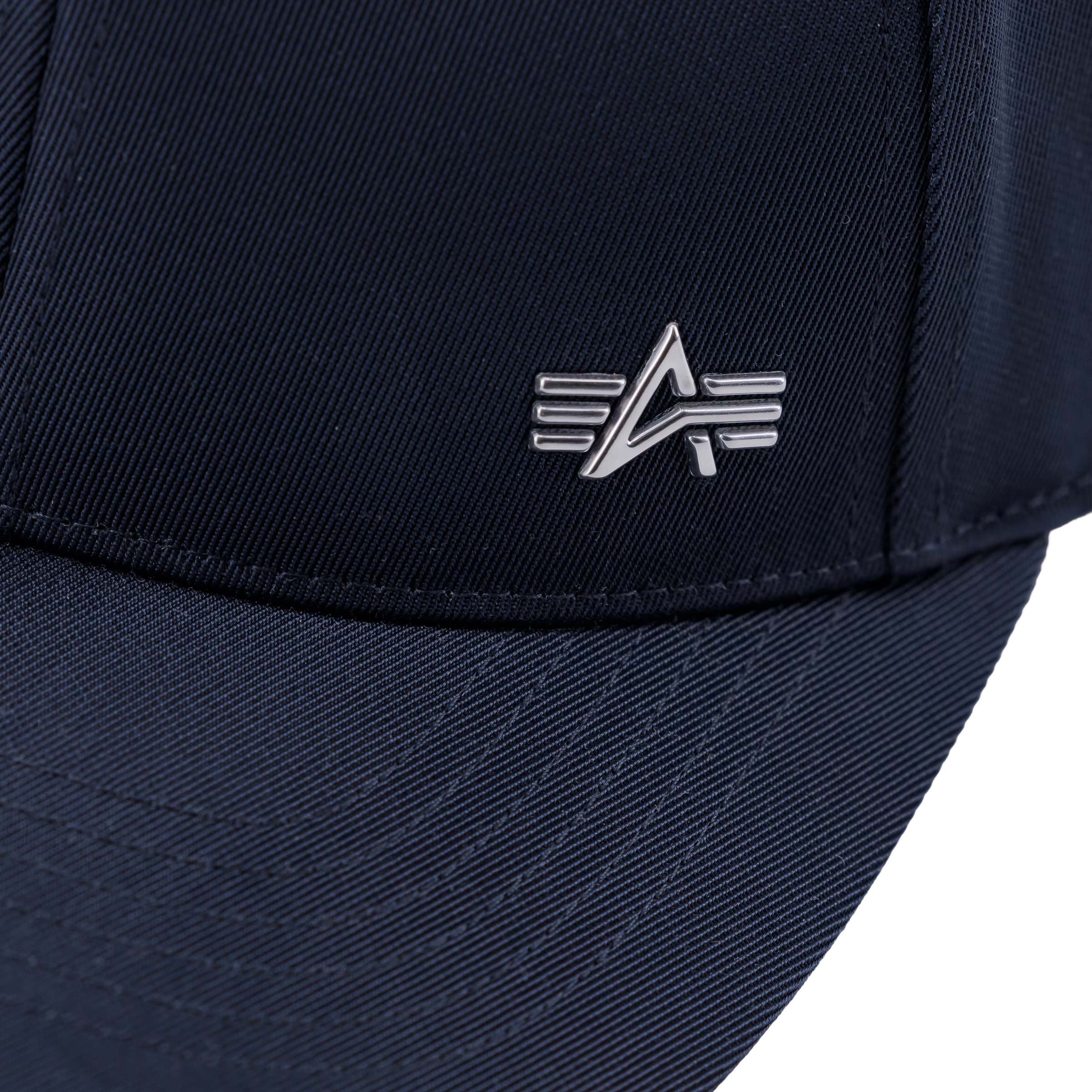 Alpha Industries - Metal Label Cap - Basecap - Replica Blue