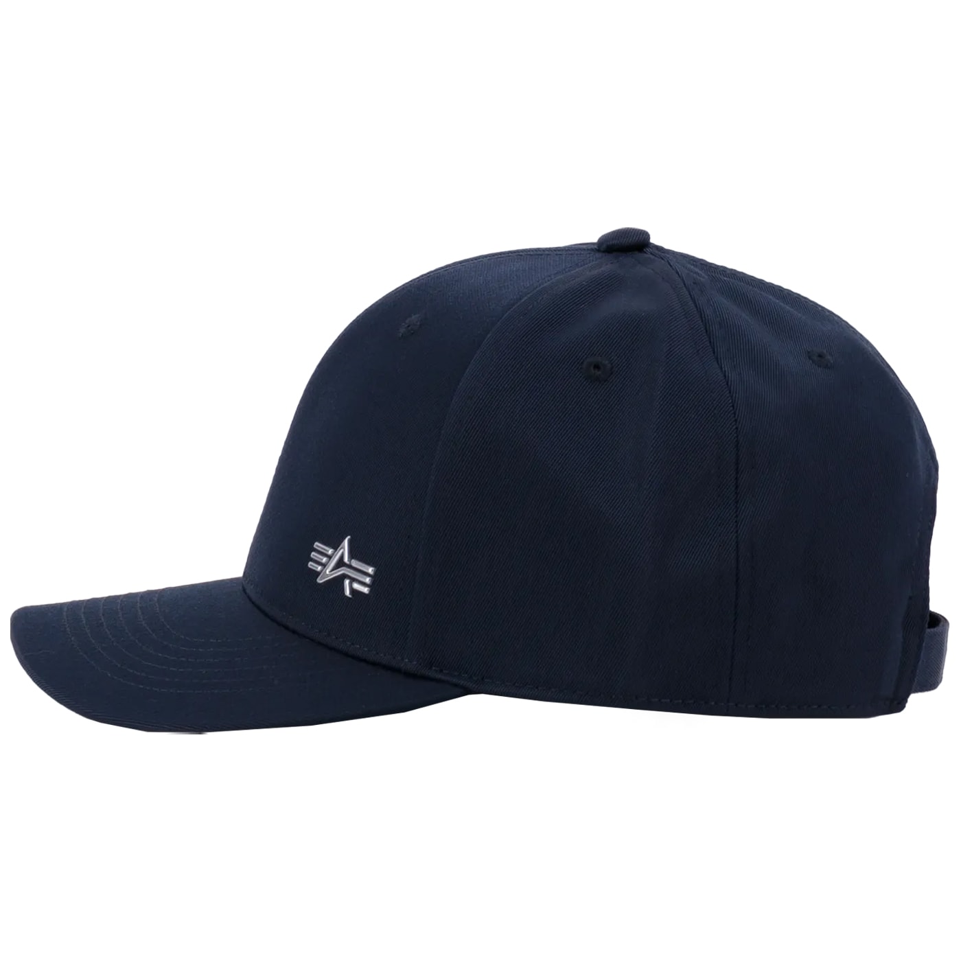 Alpha Industries - Metal Label Cap - Basecap - Replica Blue