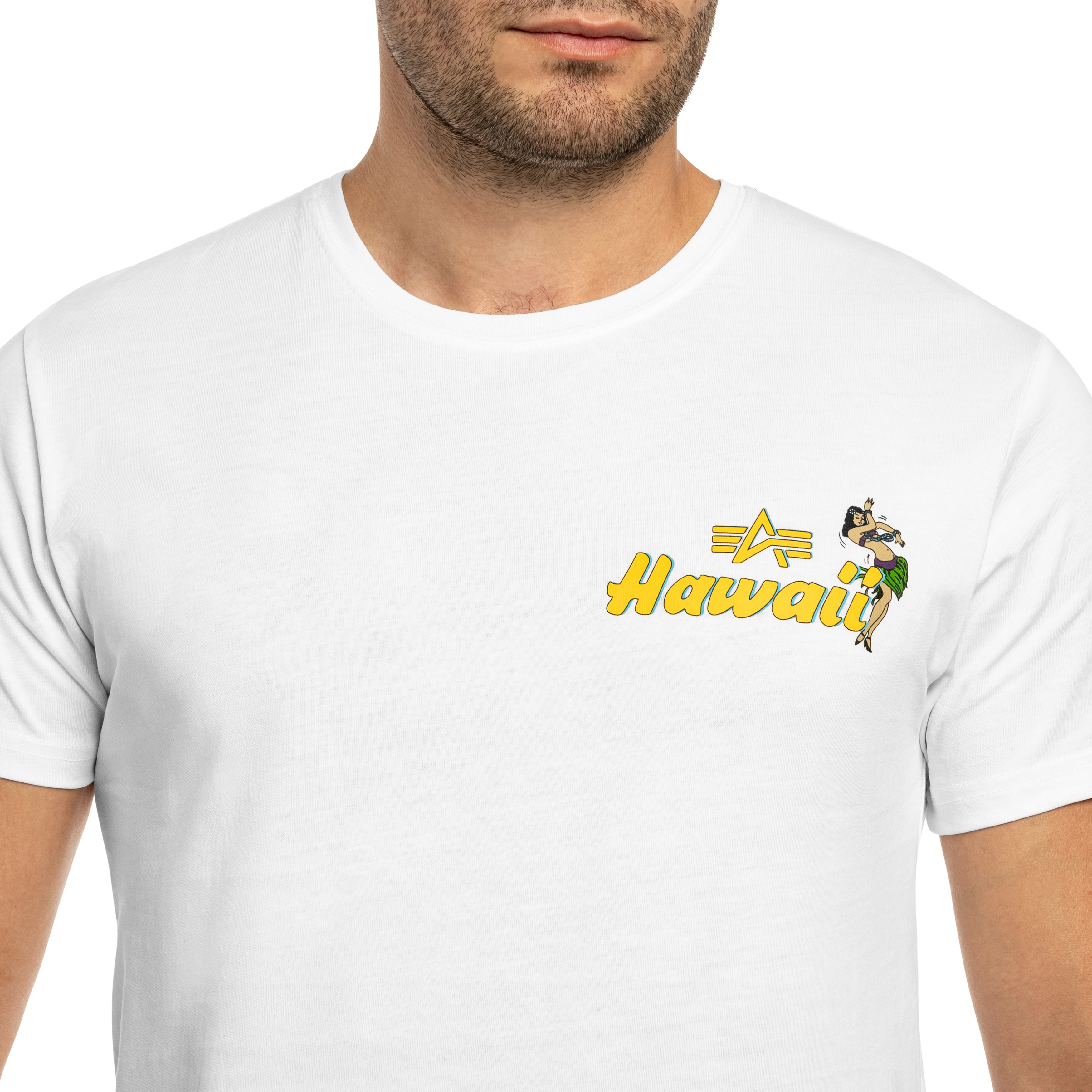 Alpha Industries - Pearl Harbor Back Print T-Shirt - White