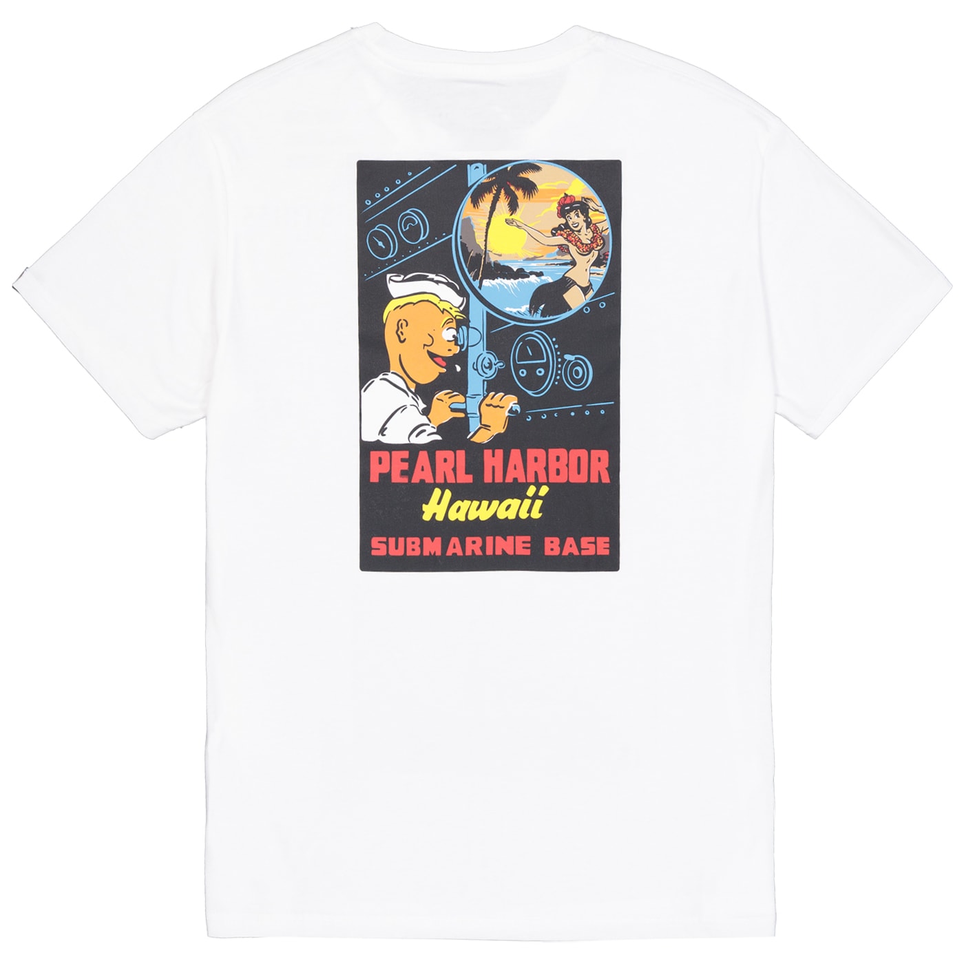 Alpha Industries - Pearl Harbor Back Print T-Shirt - White