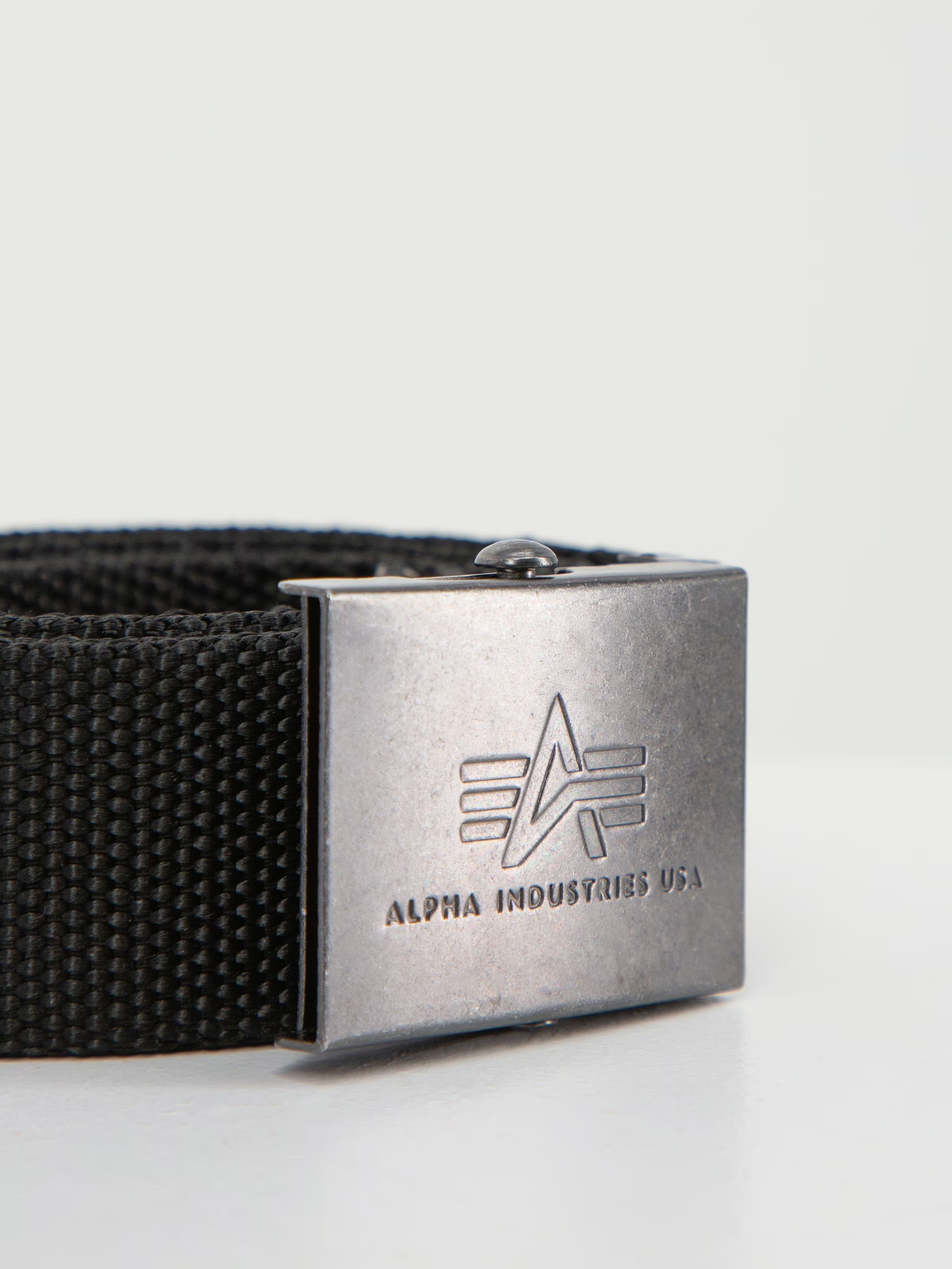 Alpha Industries - Heavy Duty Belt Gürtel - Black