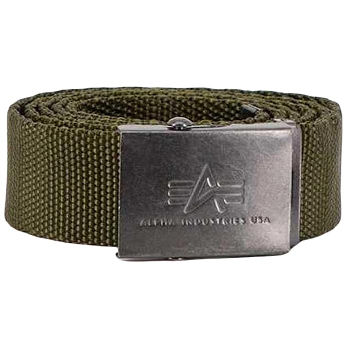 Alpha Industries - Heavy Duty Belt Gürtel - Olive