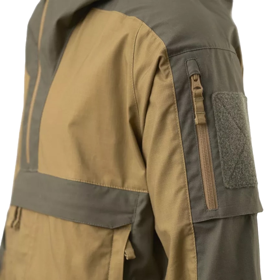 Helikon-Tex - Anorak Tracer PolyCotton Stretch Rip-Stop Jacke - Coyote/Tajga Green