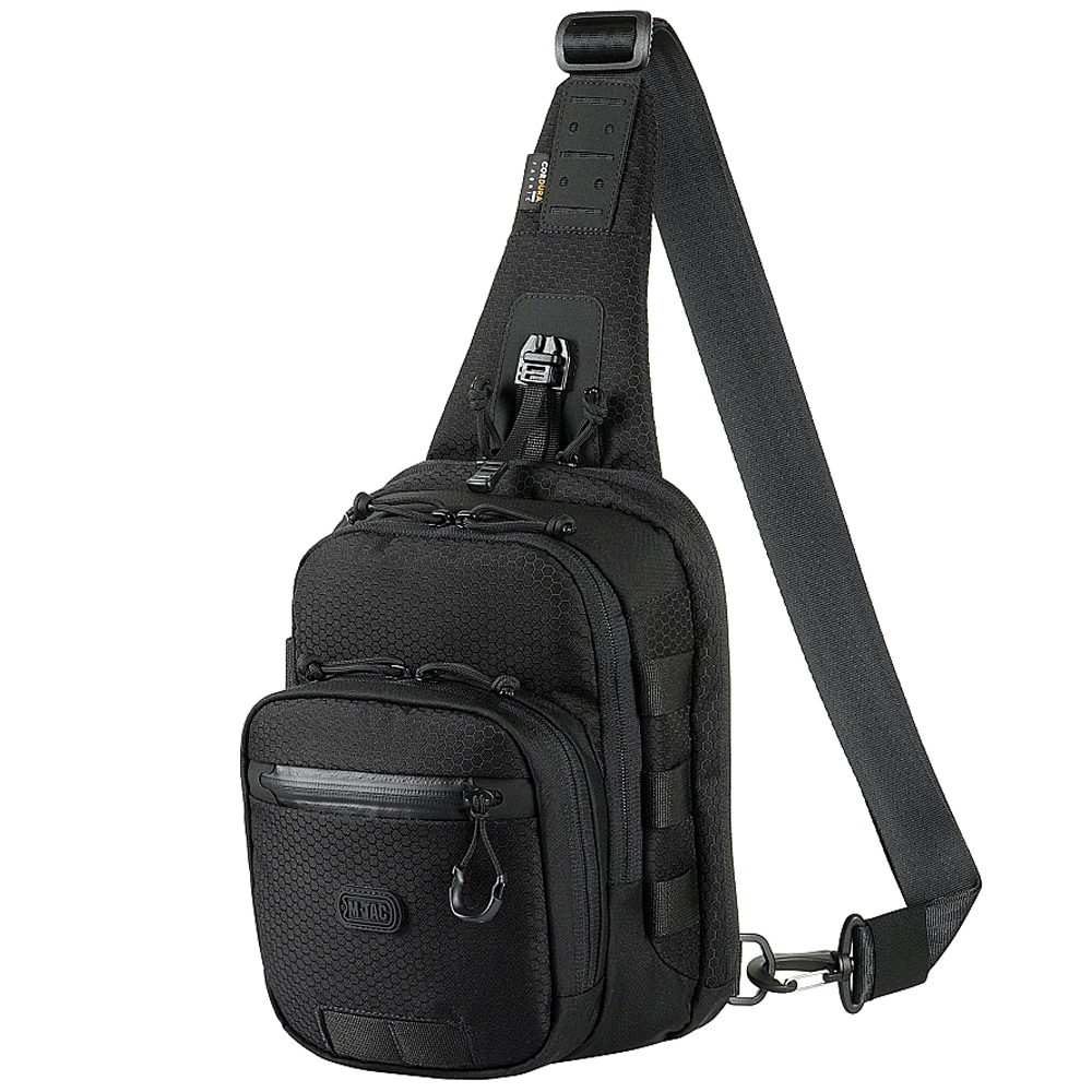 M-Tac - Cross Bag Slim Elite Hex - Umhängetasche - Black