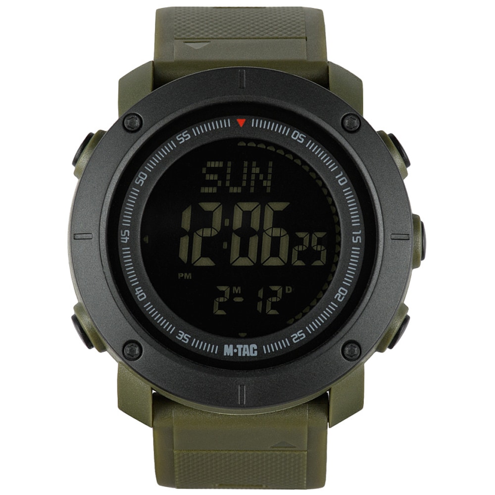 M-Tac taktische Uhr mit Kompass 2095 - Army Green