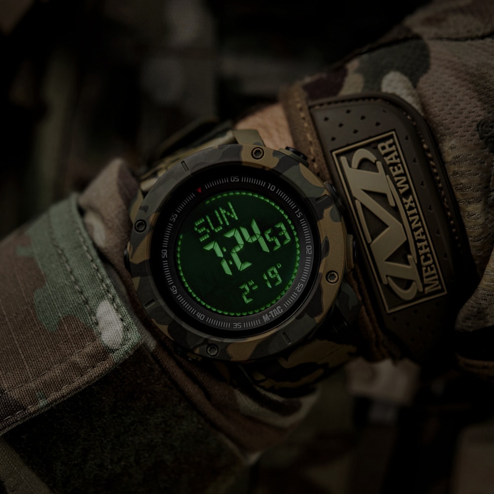 M-Tac - Taktische Uhr mit Kompass 2095 - Camo