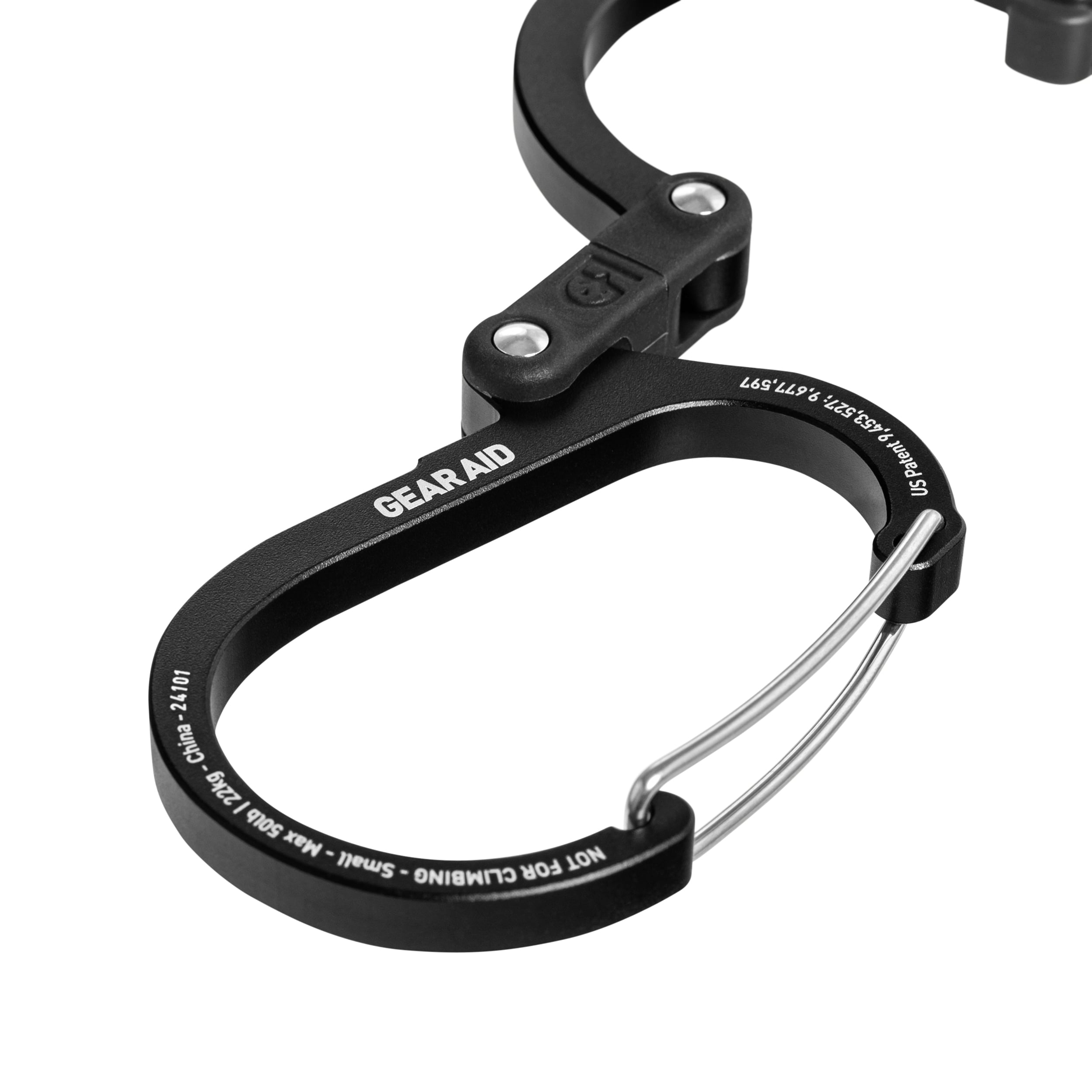 Gear Aid - Heroclip Small Karabiner - Stealth Black